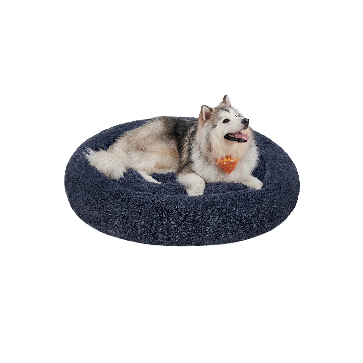 Hundebett in Donut-Form waschbar mit weichem Plüsch - Image 23