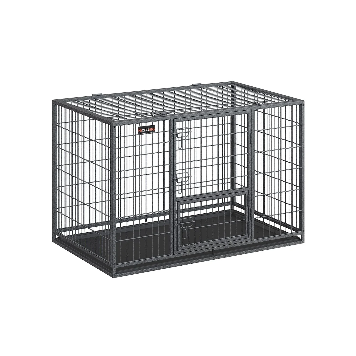 Hundekäfig hochbelastbar transportabel mit 2 abnehmbaren Türen - Image 5