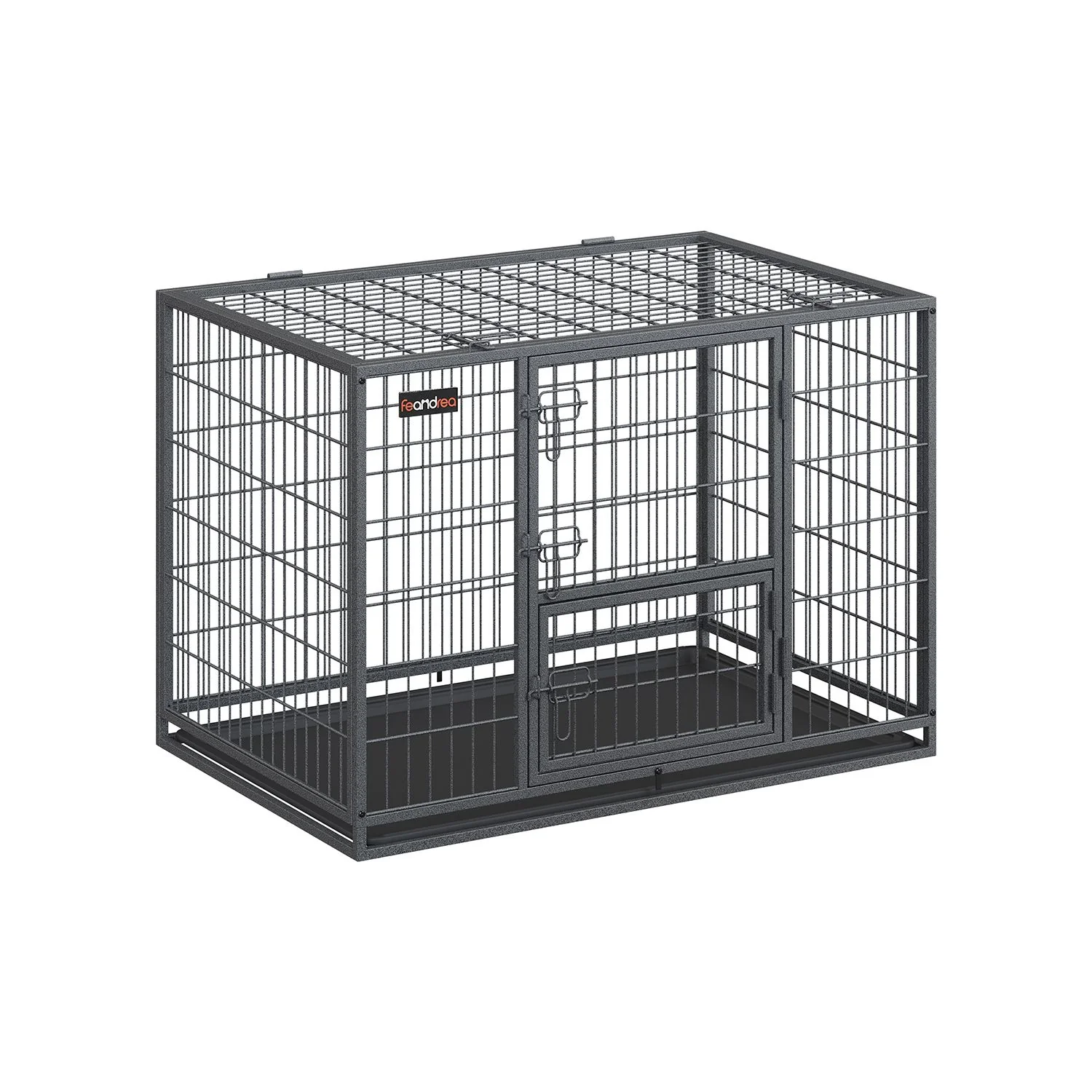 Hundekäfig hochbelastbar transportabel mit 2 abnehmbaren Türen - Image 6
