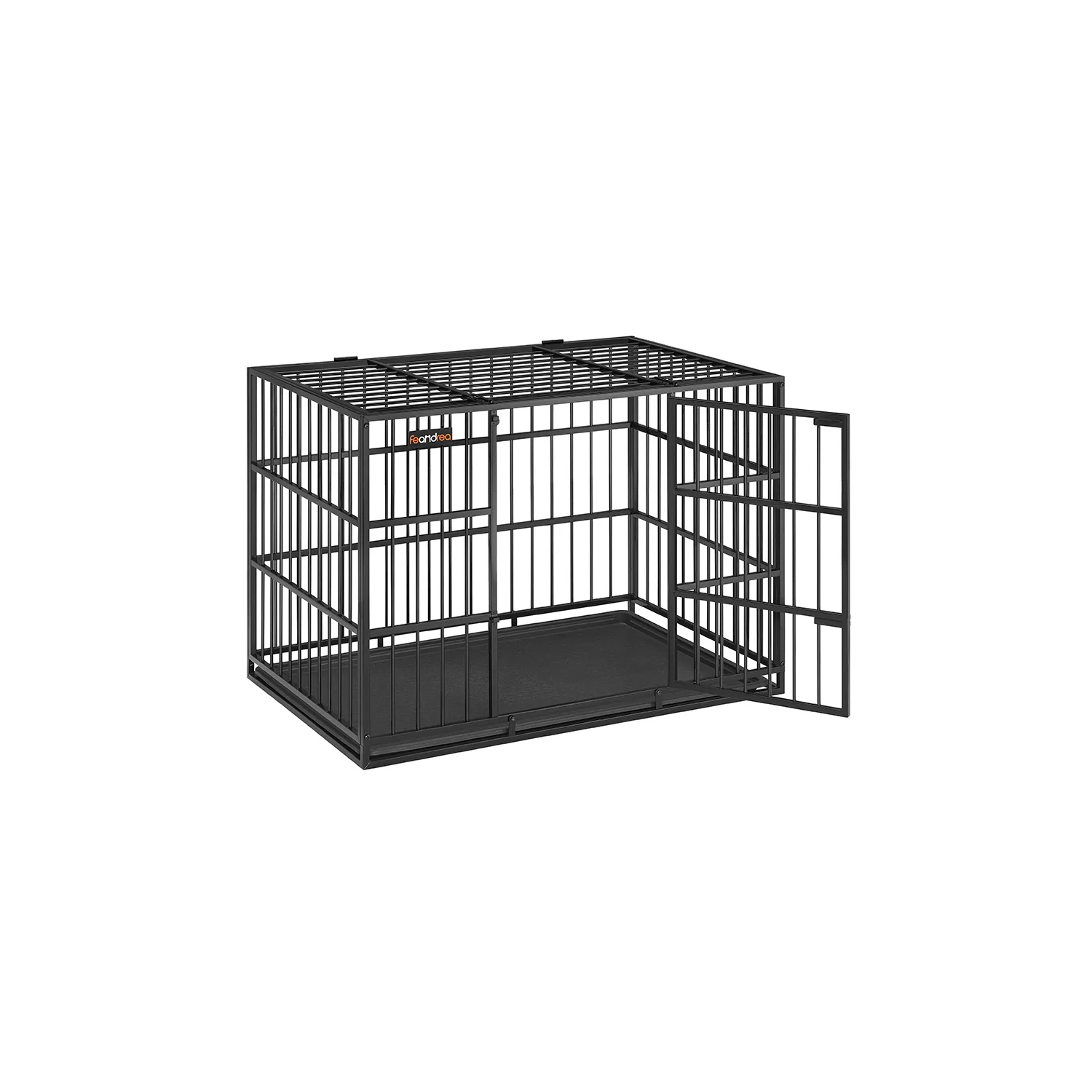 Hundekäfig mit herausnehmbarer Bodenschale