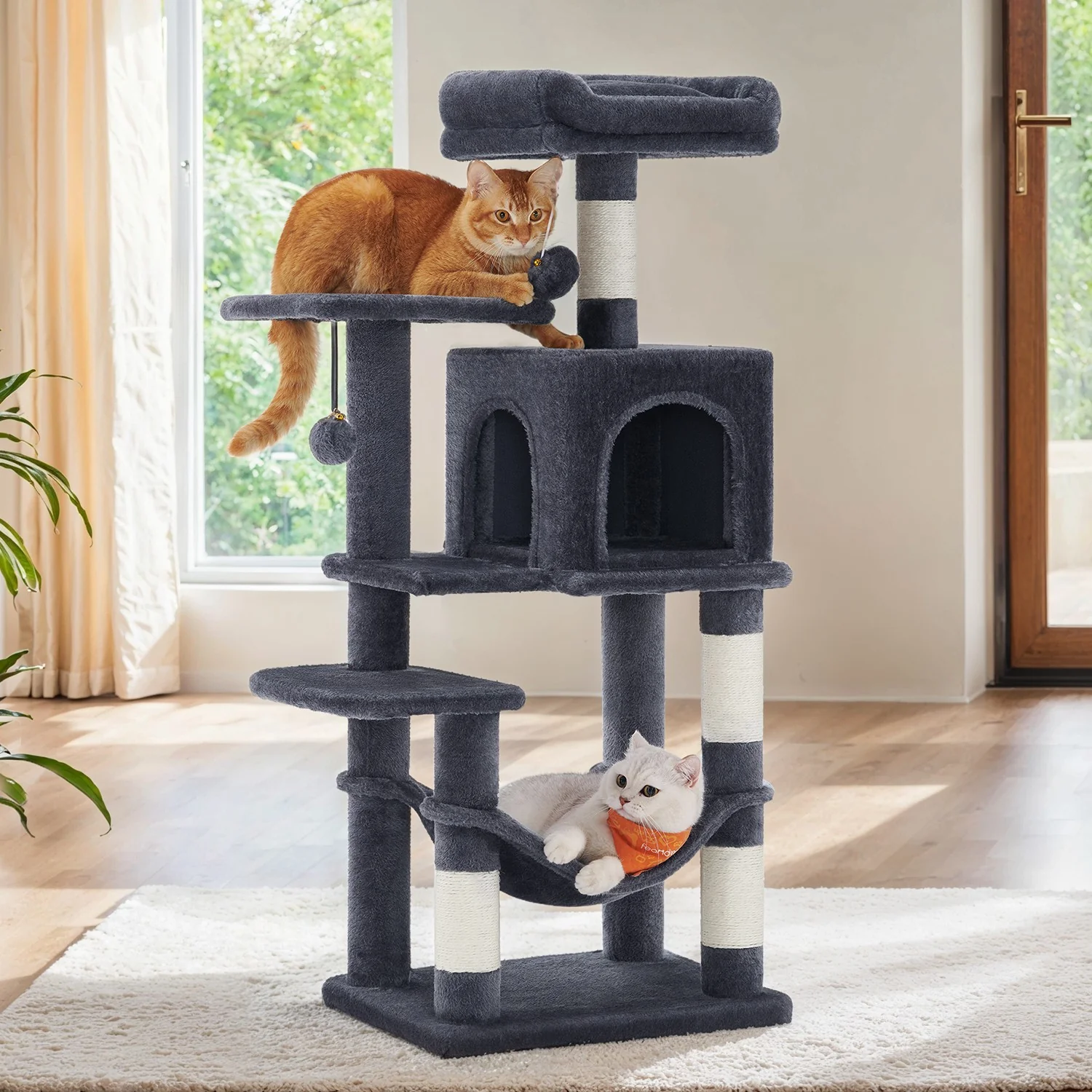 Katzenbaum mit Höhle und Liegeflächen