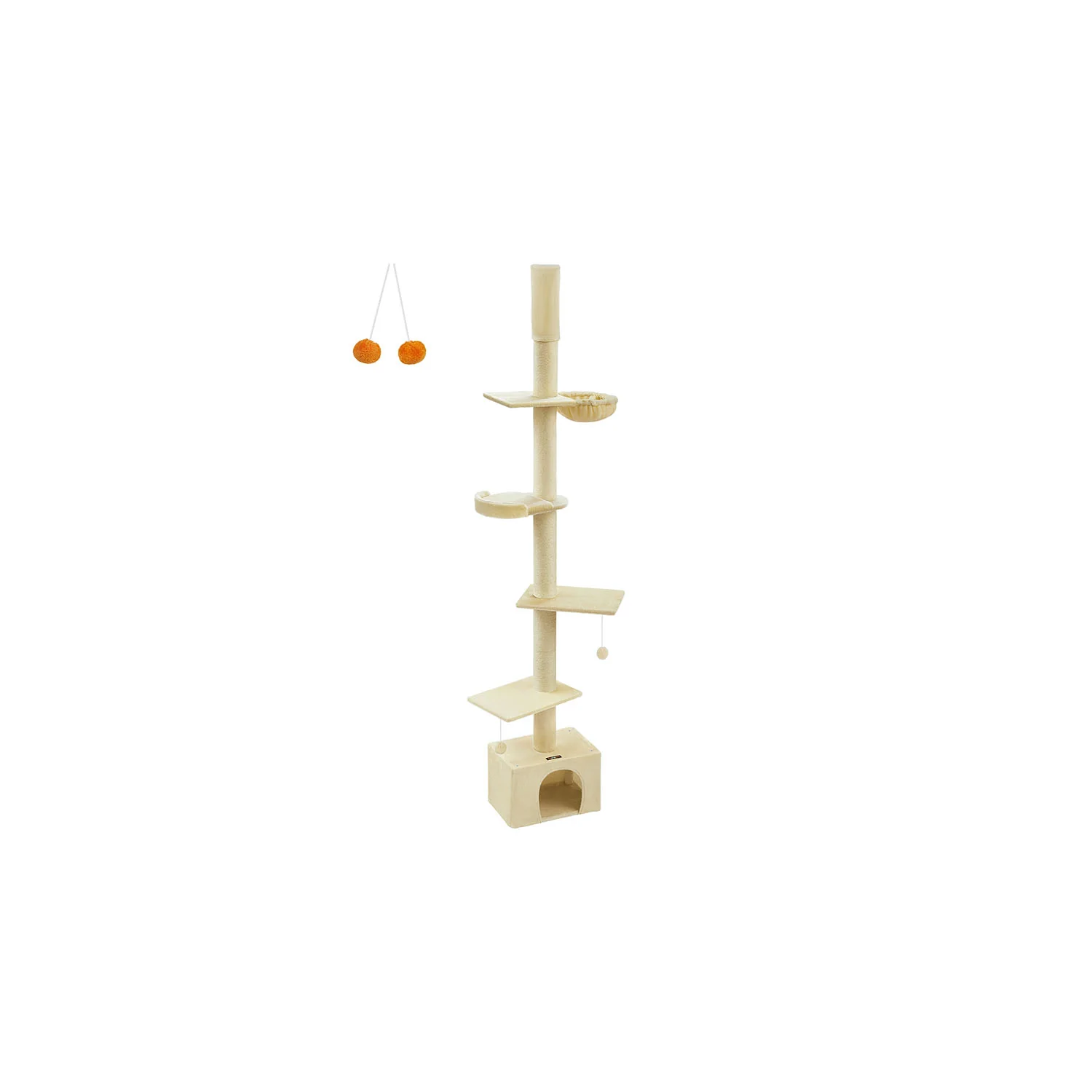 Kratzbaum deckenhoch 231-291 cm höhenverstellbar - Image 2
