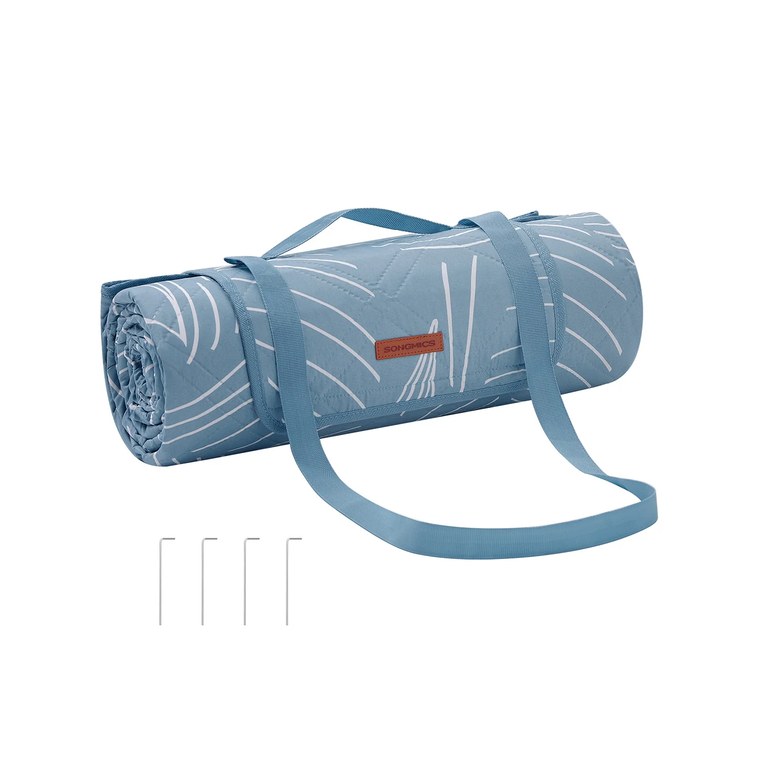 Picknickdecke mit 4 Erdankern wasserdicht maschinenwaschbar faltbar