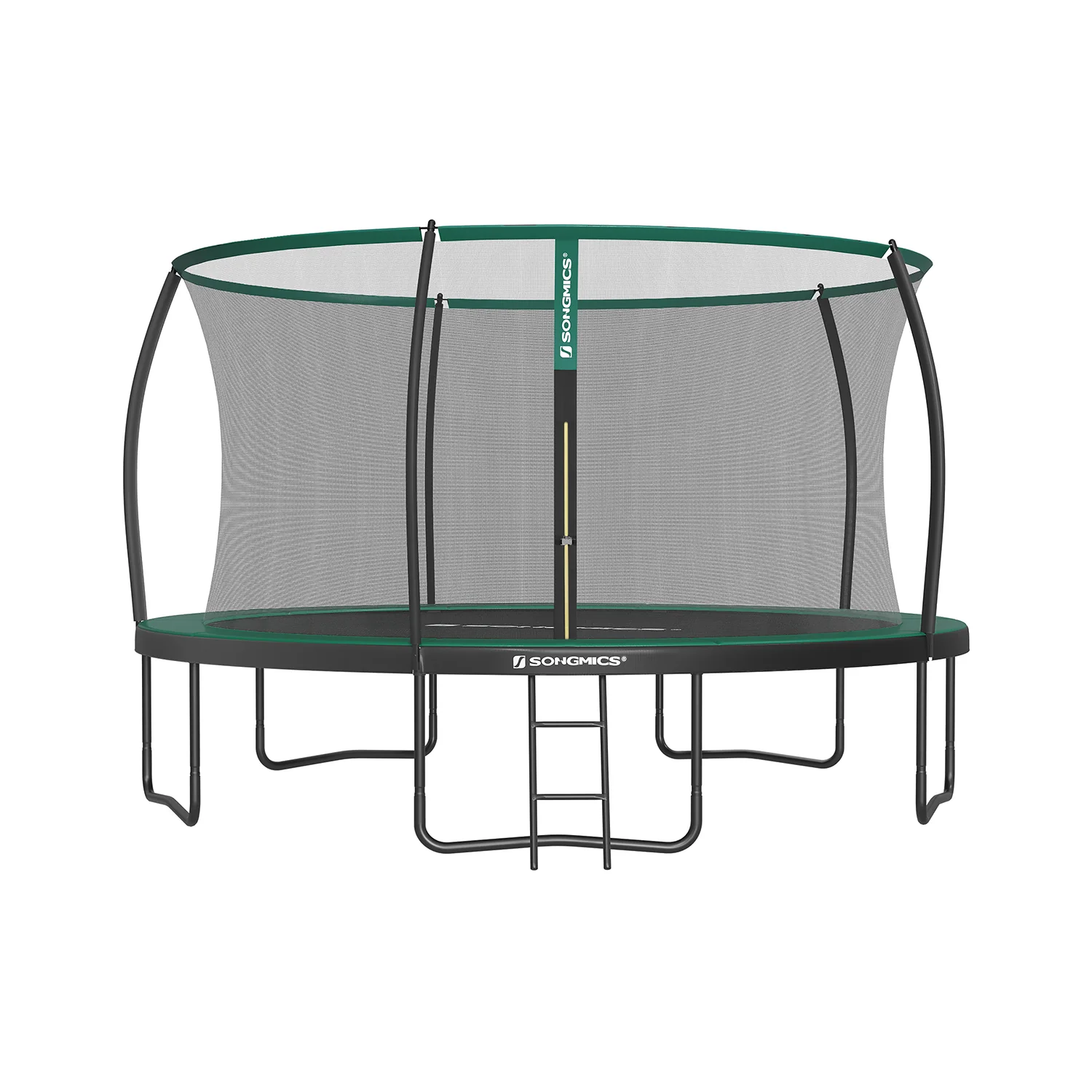 rundes Gartentrampolin mit Leiter und gepolsterten Stangen - Image 2
