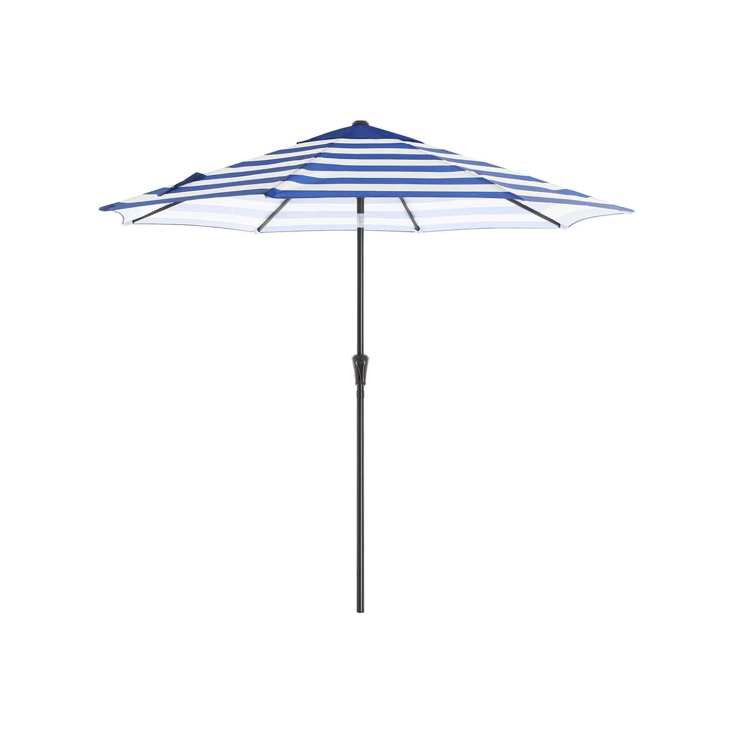 Ø 265 cm knickbarer Sonnenschirm mit Kurbel