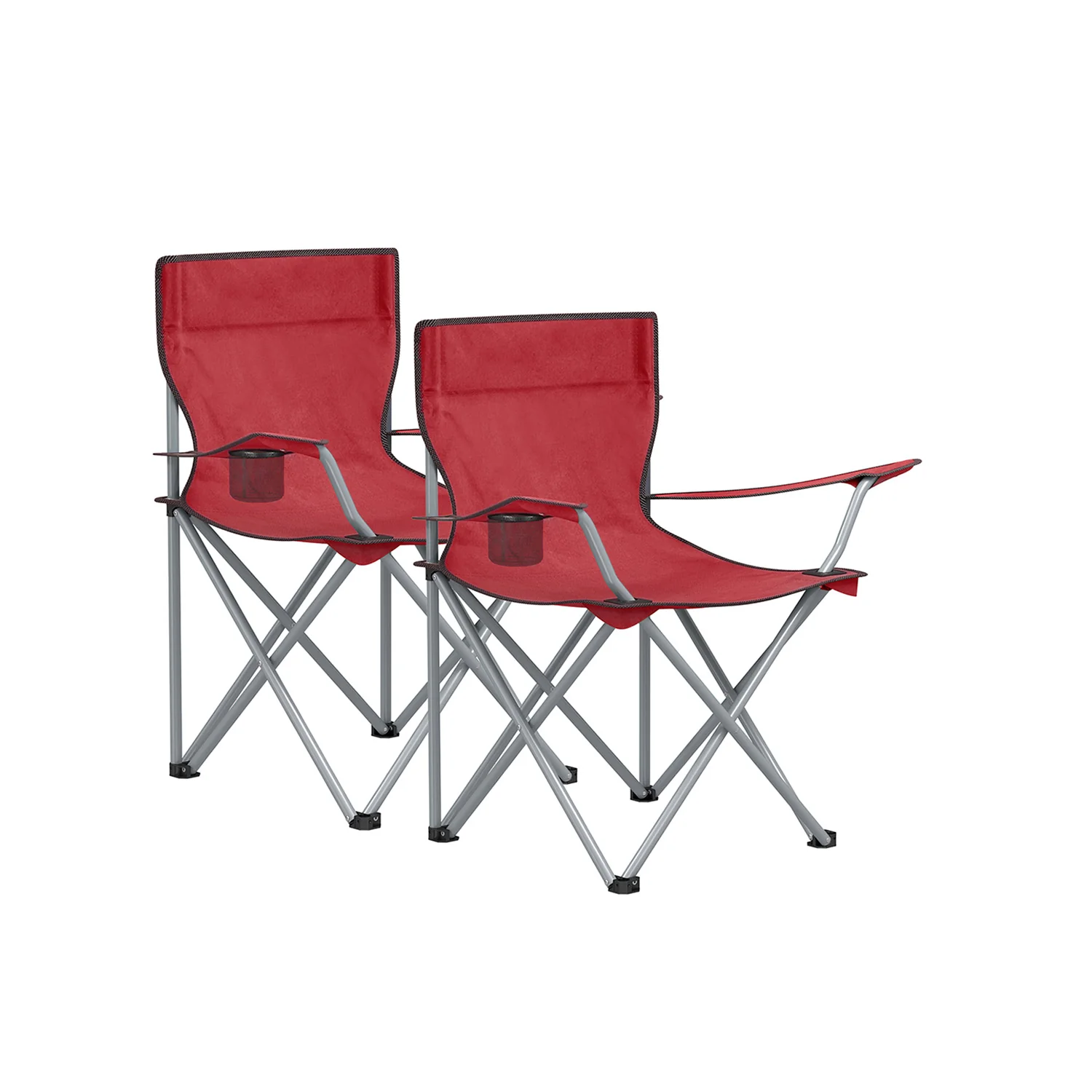 2er-Set Campingstühle mit Armlehnen und Getränkehalter - Image 3