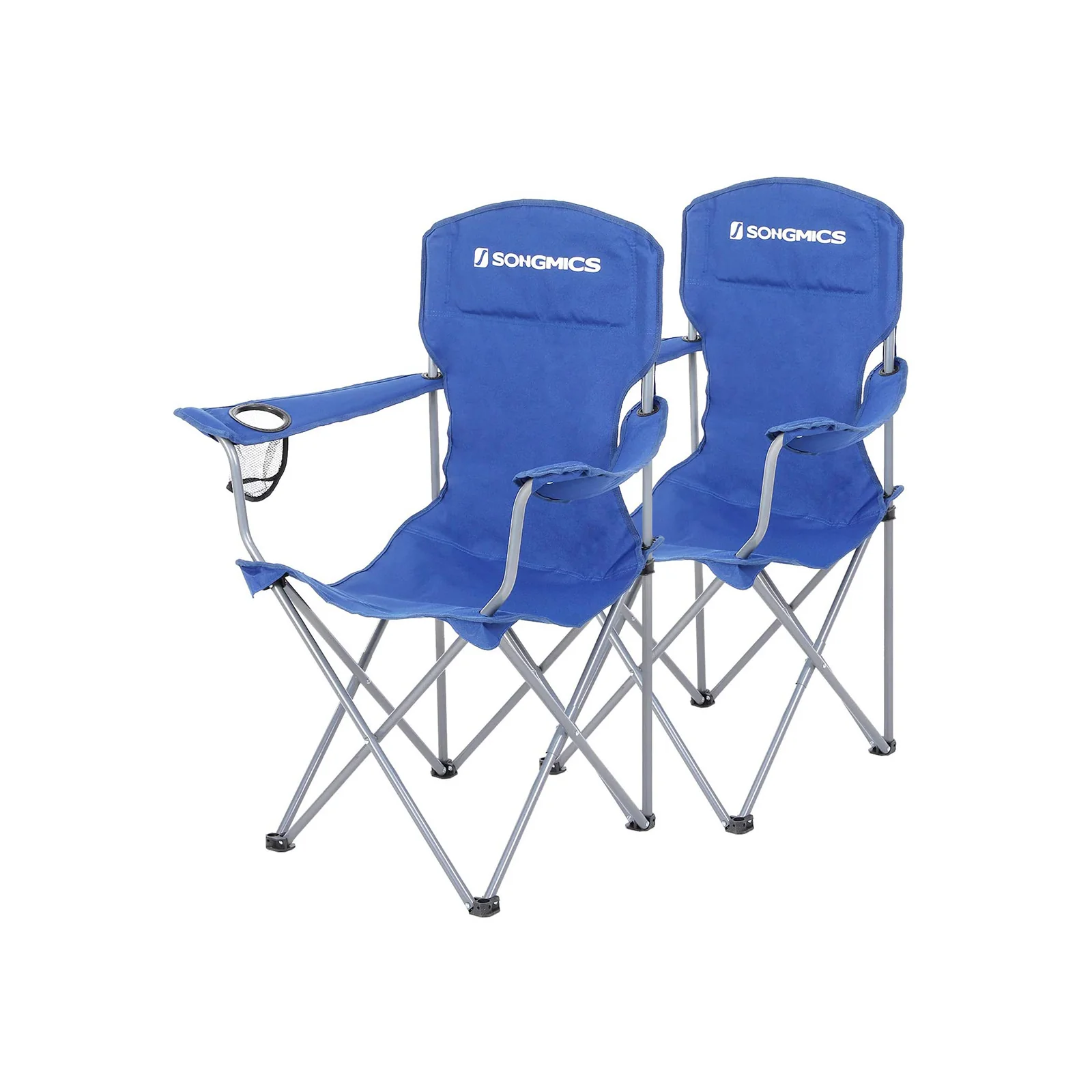 2er-Set Campingstuhl mit robustem Stahlgestell - Image 2