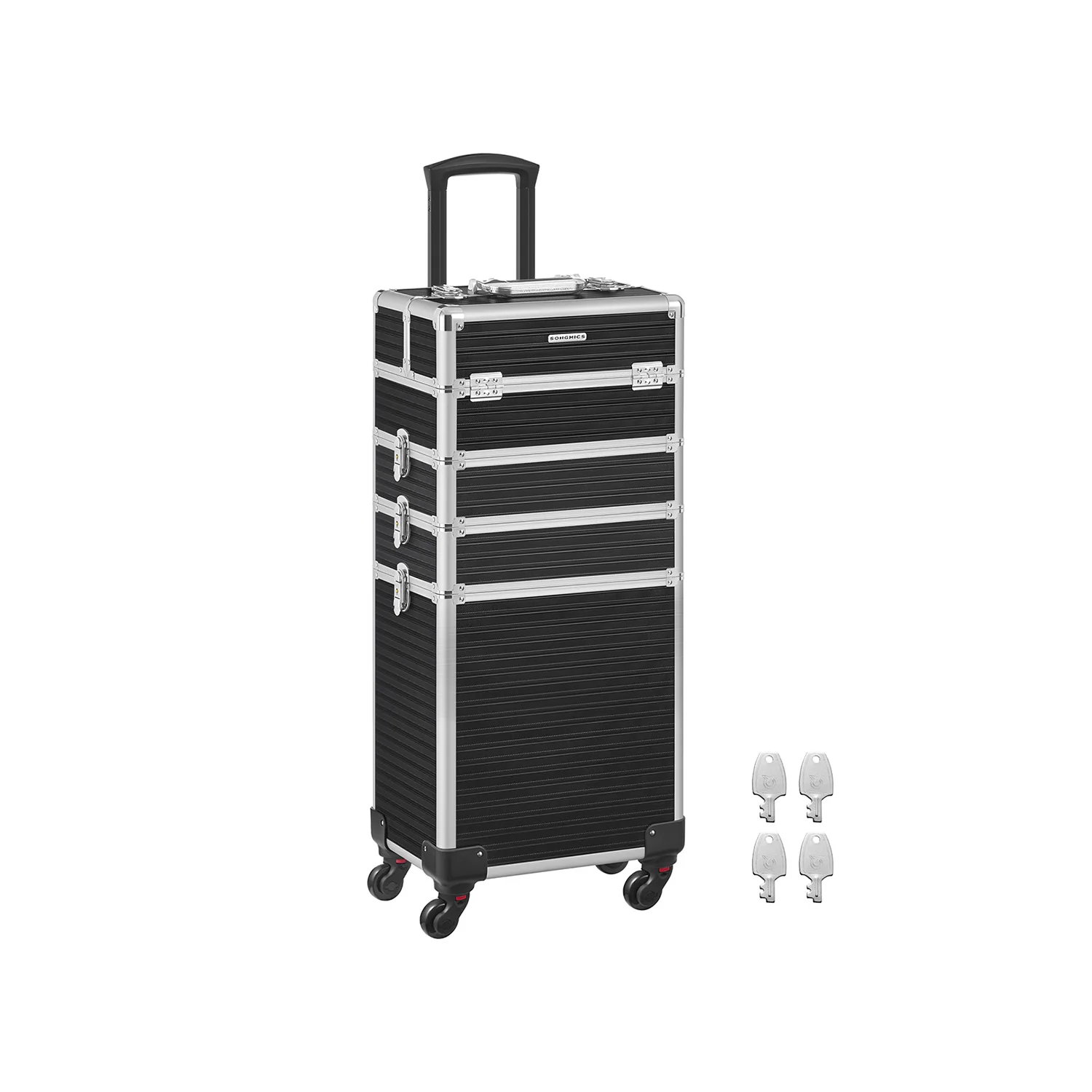 4-in-1 Schminkkoffer abschließbar