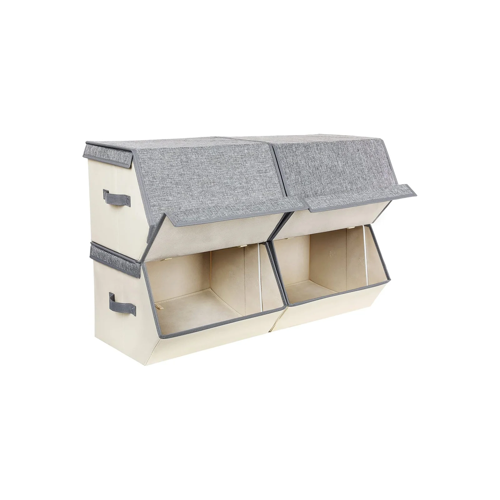4er-Set Aufbewahrungsbox mit magnetischem Deckel - Image 2