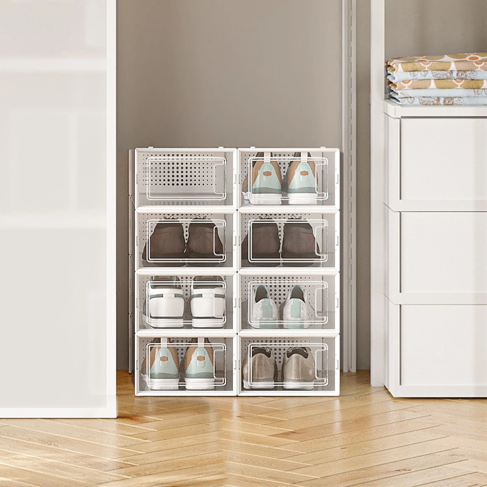 8er-Set Aufbewahrungsboxen für Schuhe