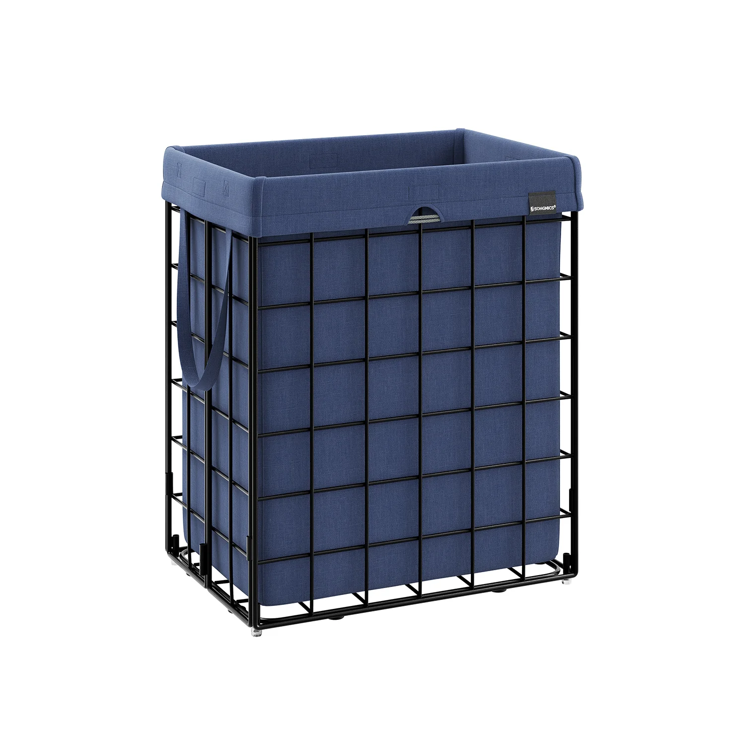 Wäschekorb mit abnehmbarem Wäschesack und Metalldrahtgestell - Image 10