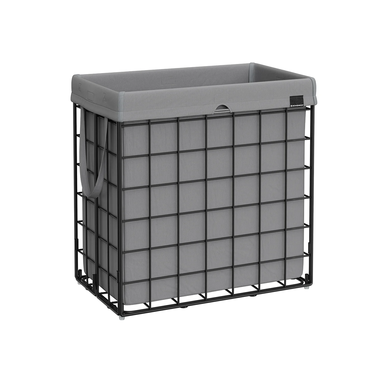 Wäschekorb mit abnehmbarem Wäschesack und Metalldrahtgestell - Image 3