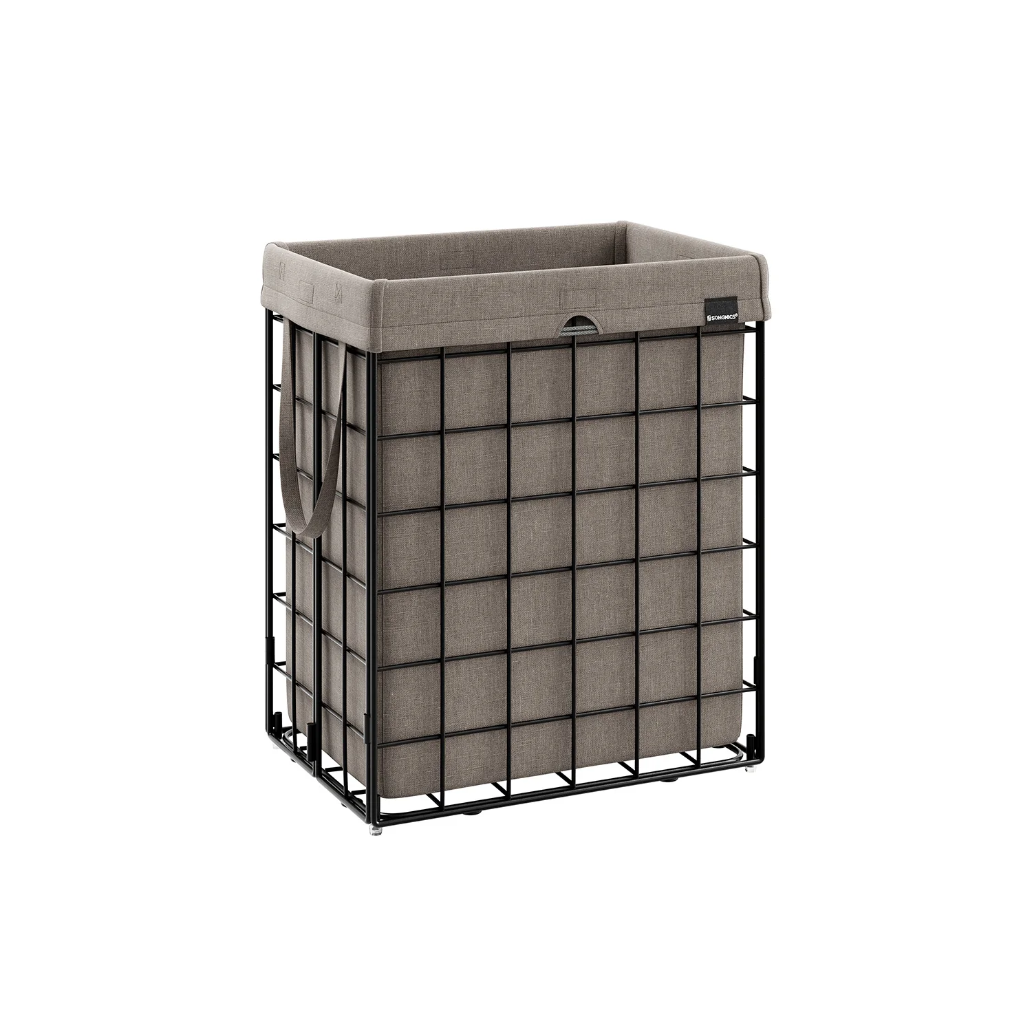 Wäschekorb mit abnehmbarem Wäschesack und Metalldrahtgestell - Image 5