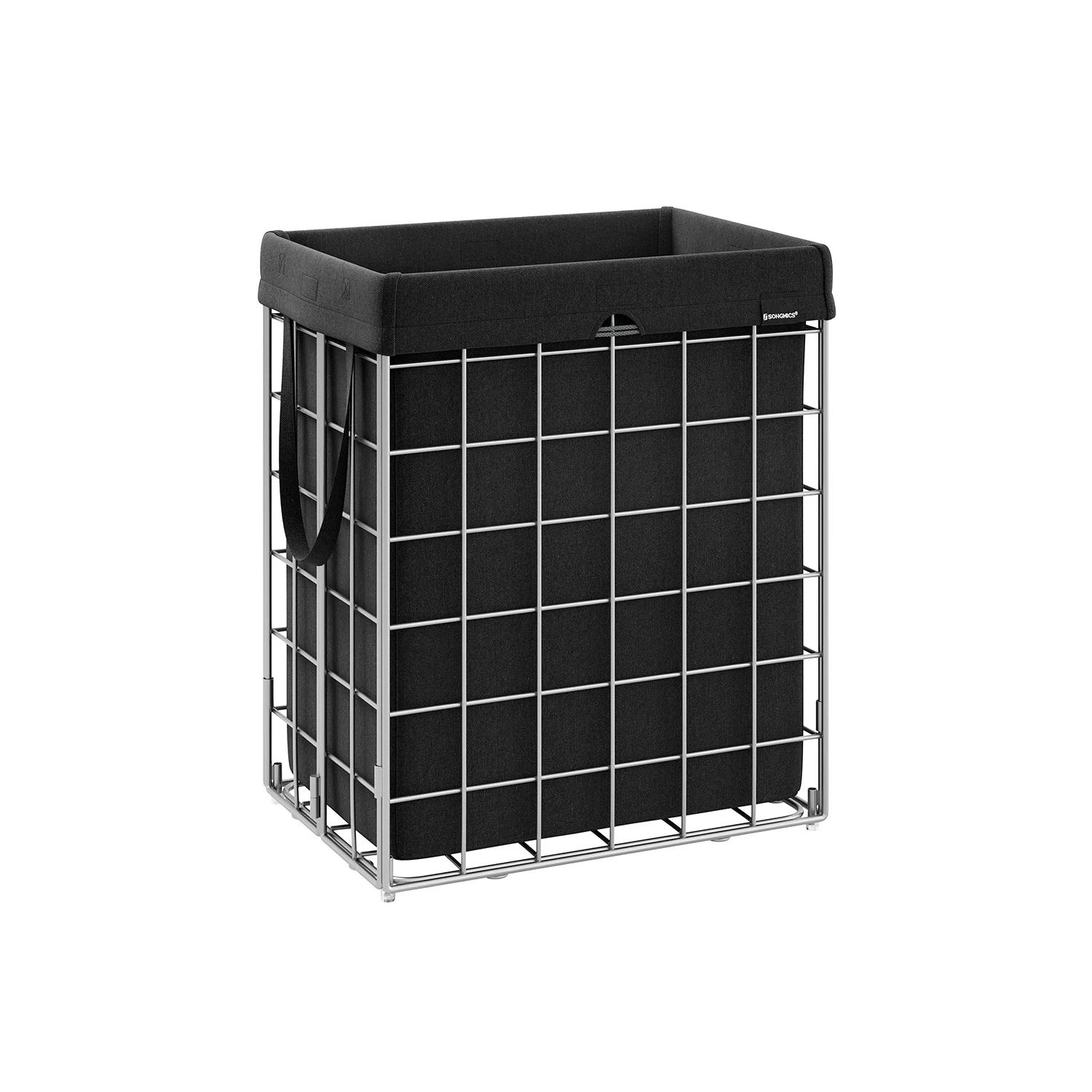 Wäschekorb mit abnehmbarem Wäschesack und Metalldrahtgestell - Image 6