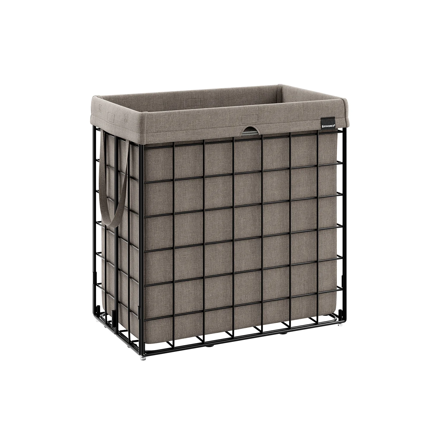 Wäschekorb mit abnehmbarem Wäschesack und Metalldrahtgestell - Image 7