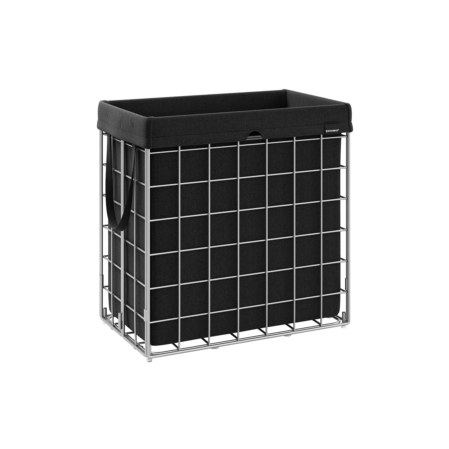 Wäschekorb mit abnehmbarem Wäschesack und Metalldrahtgestell - Image 8