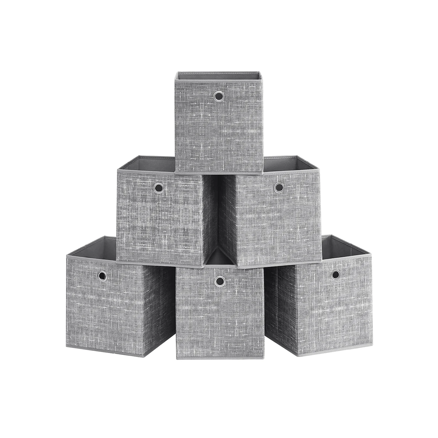 Aufbewahrungsbox 6er Set aus Vliesstoff mit Griff - Image 2