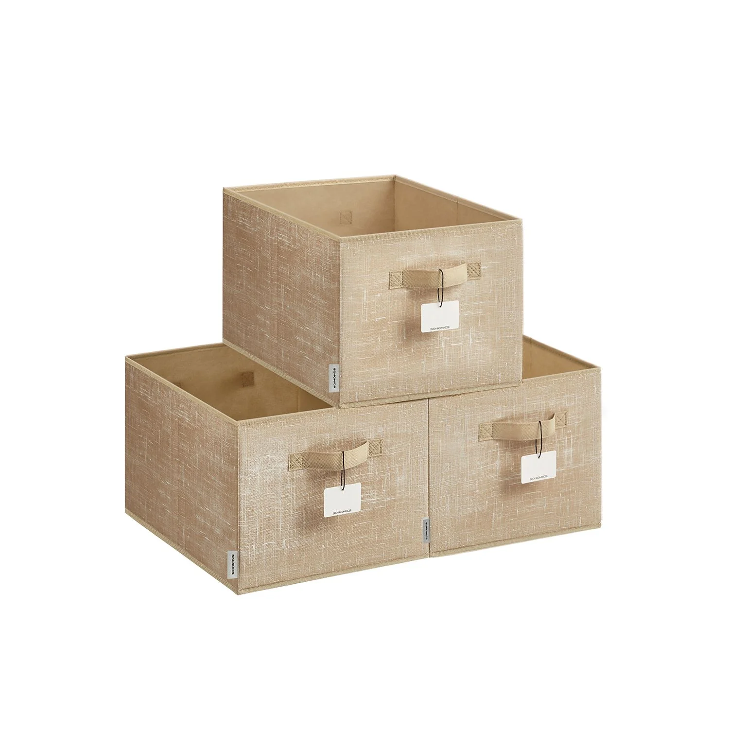 Aufbewahrungsbox 3er Set 30 x 20 x 15 cm tintenschwarz - Image 3