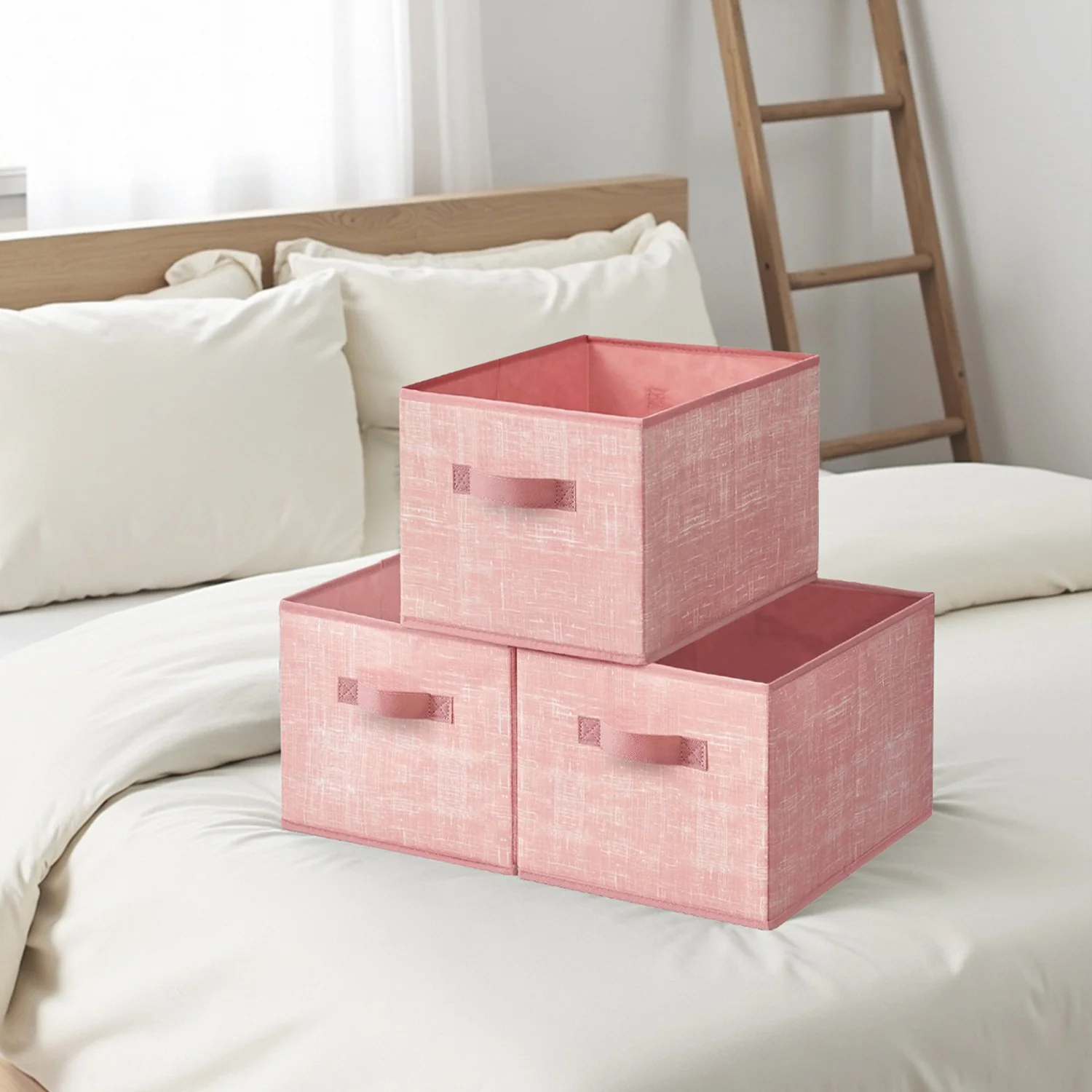 Aufbewahrungsbox 3er Set 30 x 20 x 15 cm tintenschwarz - Image 3