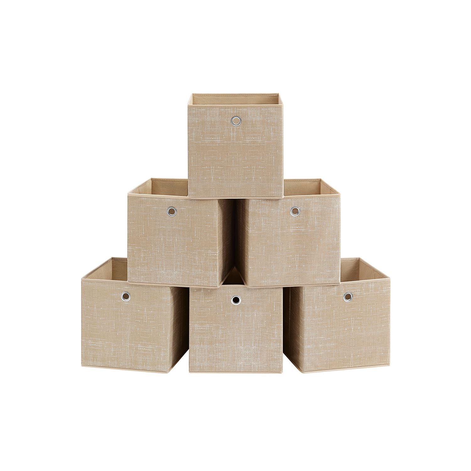 Aufbewahrungsbox 6er Set aus Vliesstoff mit Griff - Image 4