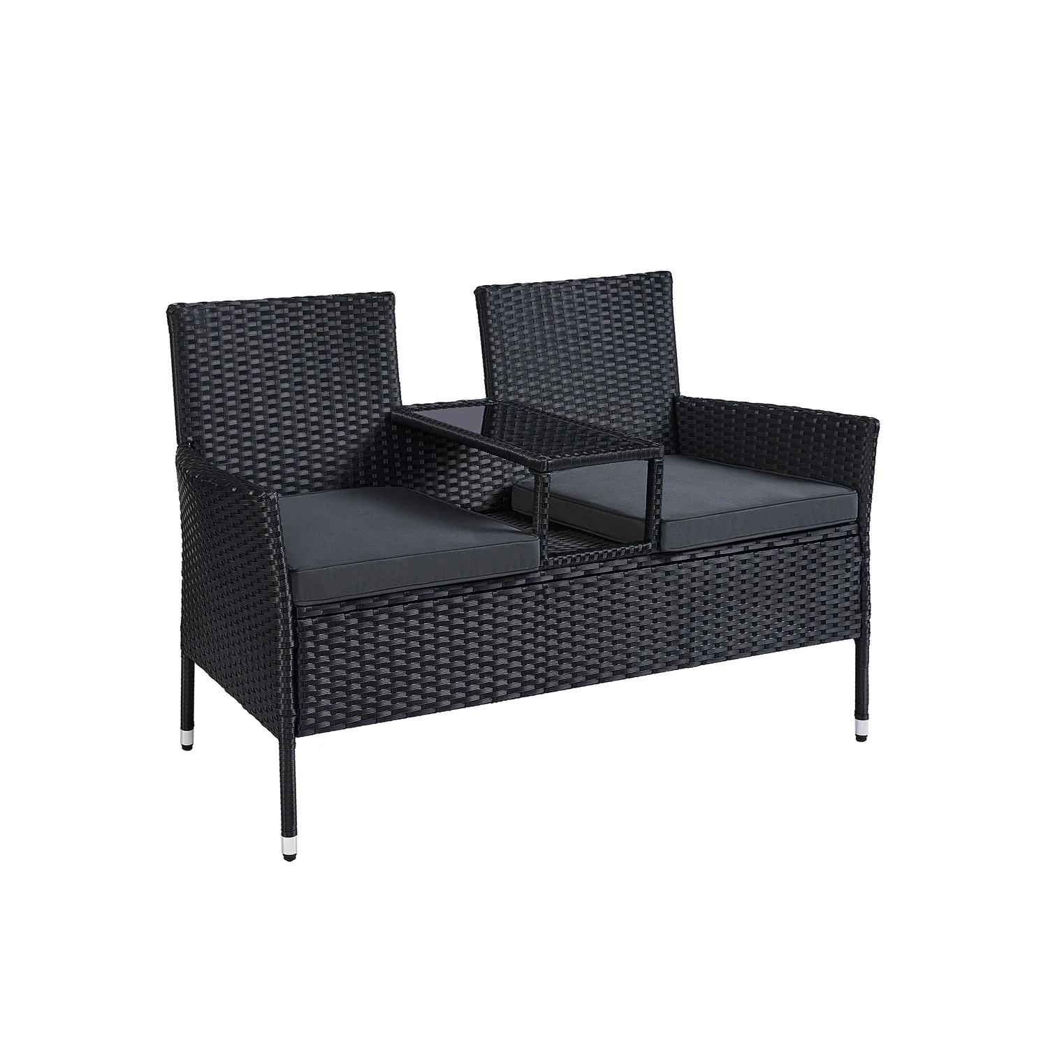 Balkonmöbel aus PE-Polyrattan mit Tisch - Image 2