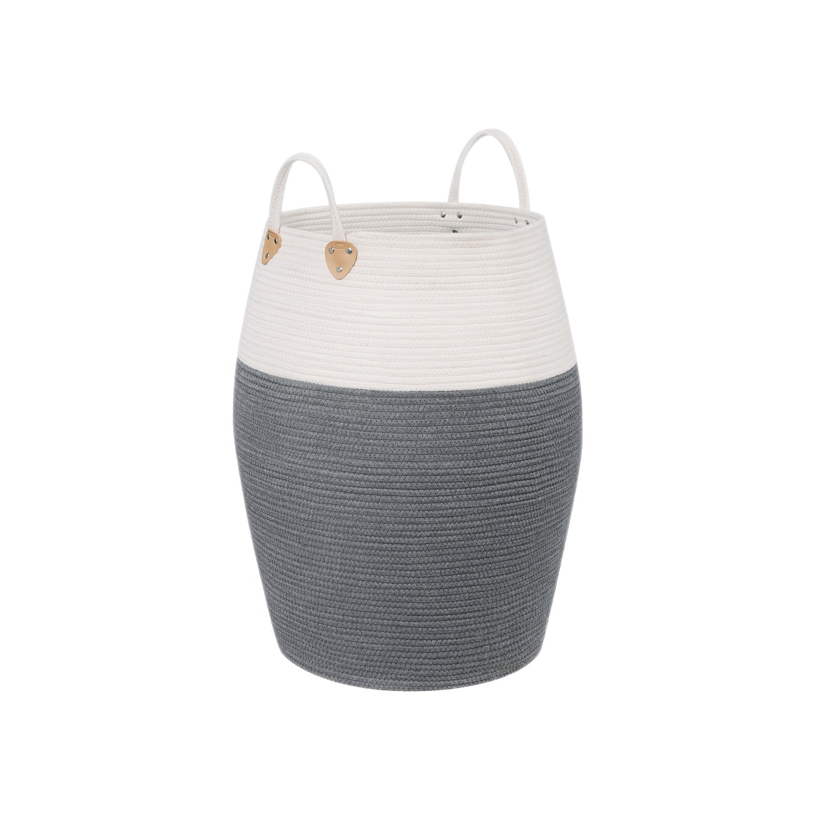 Baumwollseilkorb Grau-Beige