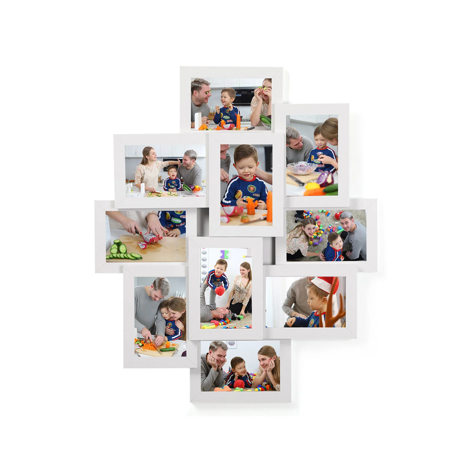 Bilderrahmen Collage für 10 Fotos