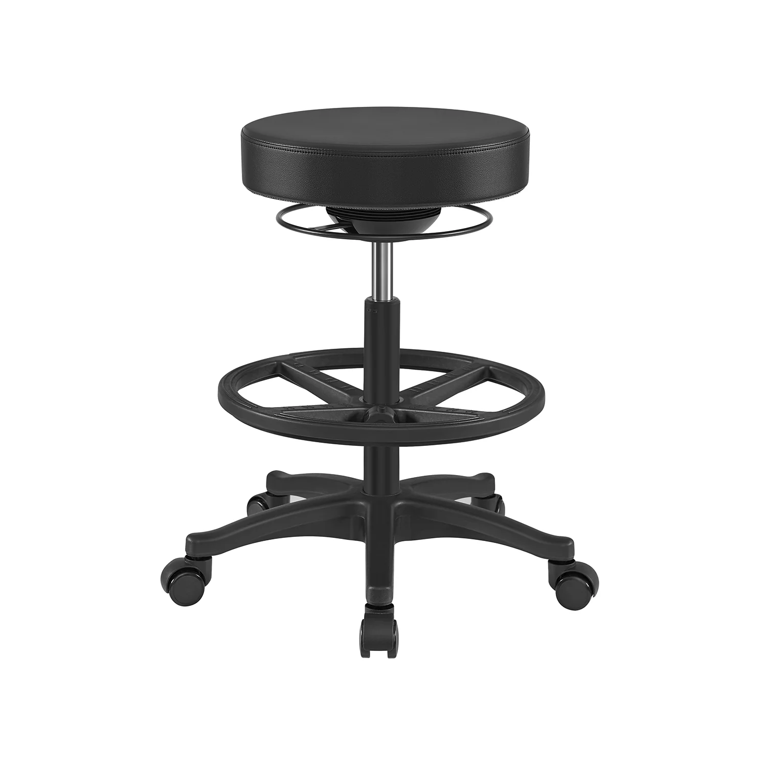 Bürohocker 59,5-81 cm schwarz