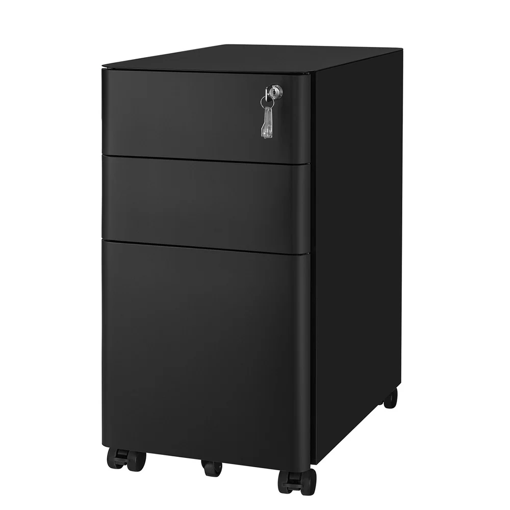 Büroschrank mit Rollen und Schloss - Image 2