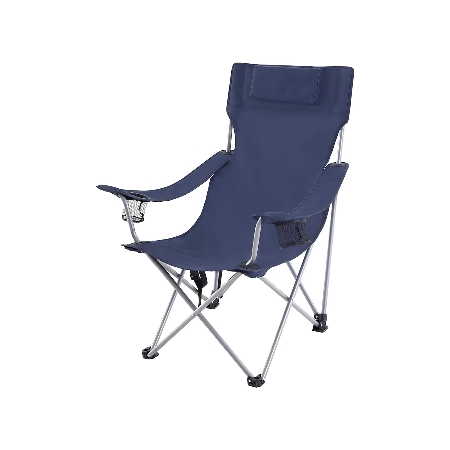 Campingstuhl mit Armlehnen, Kopfstütze und Getränkehaltern - Image 4