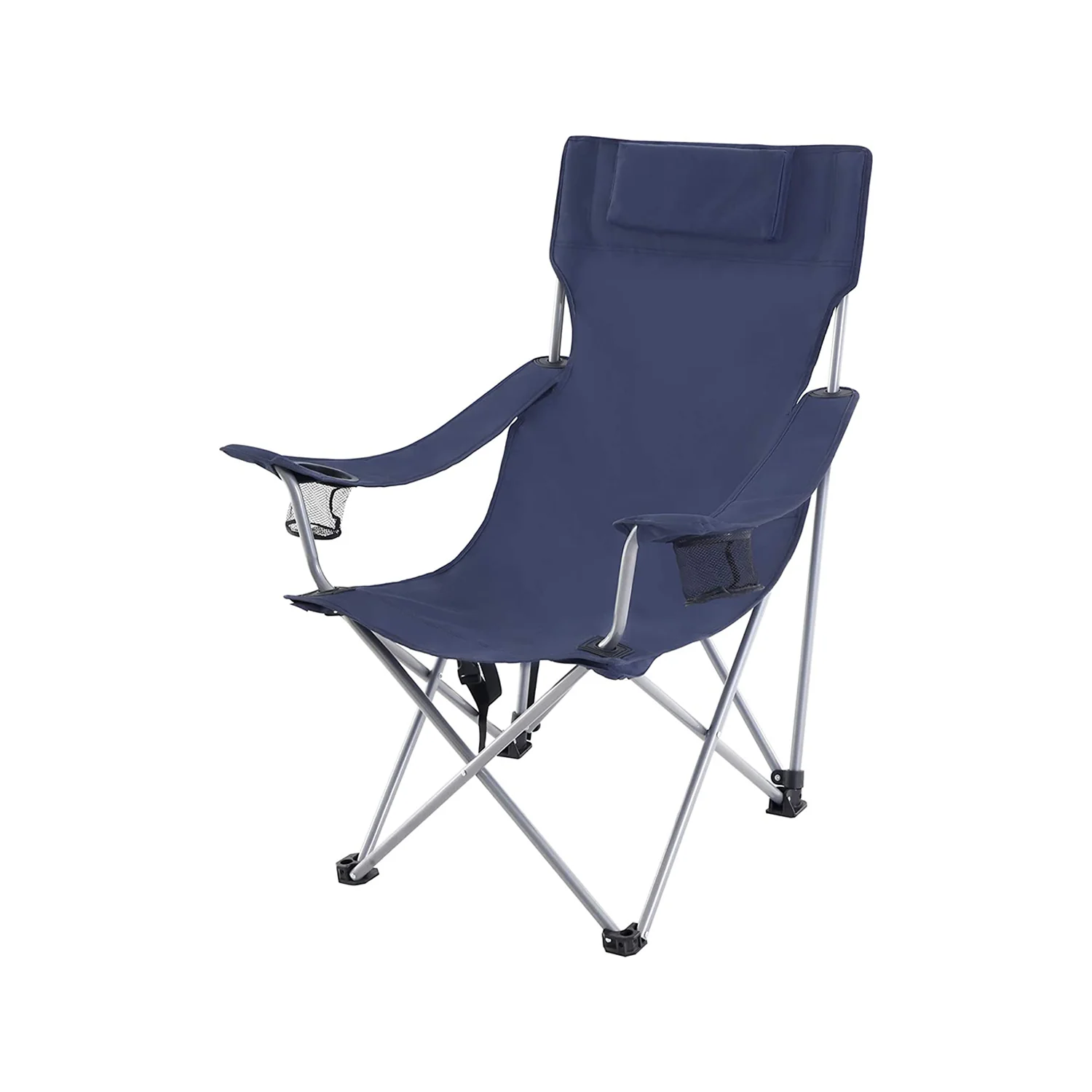 Campingstuhl mit Armlehnen, Kopfstütze und Getränkehaltern - Image 5