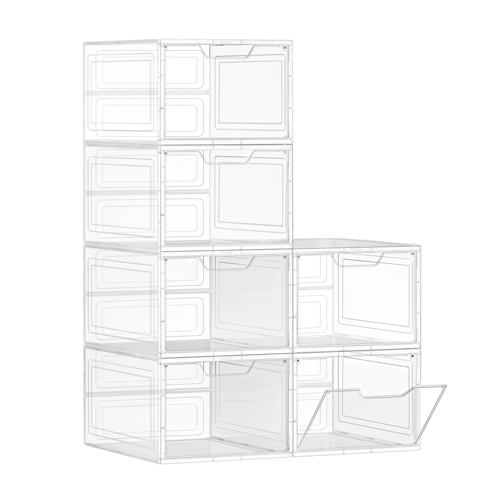 Durchsichtige Schuh-Organizer mit Tür - Image 2