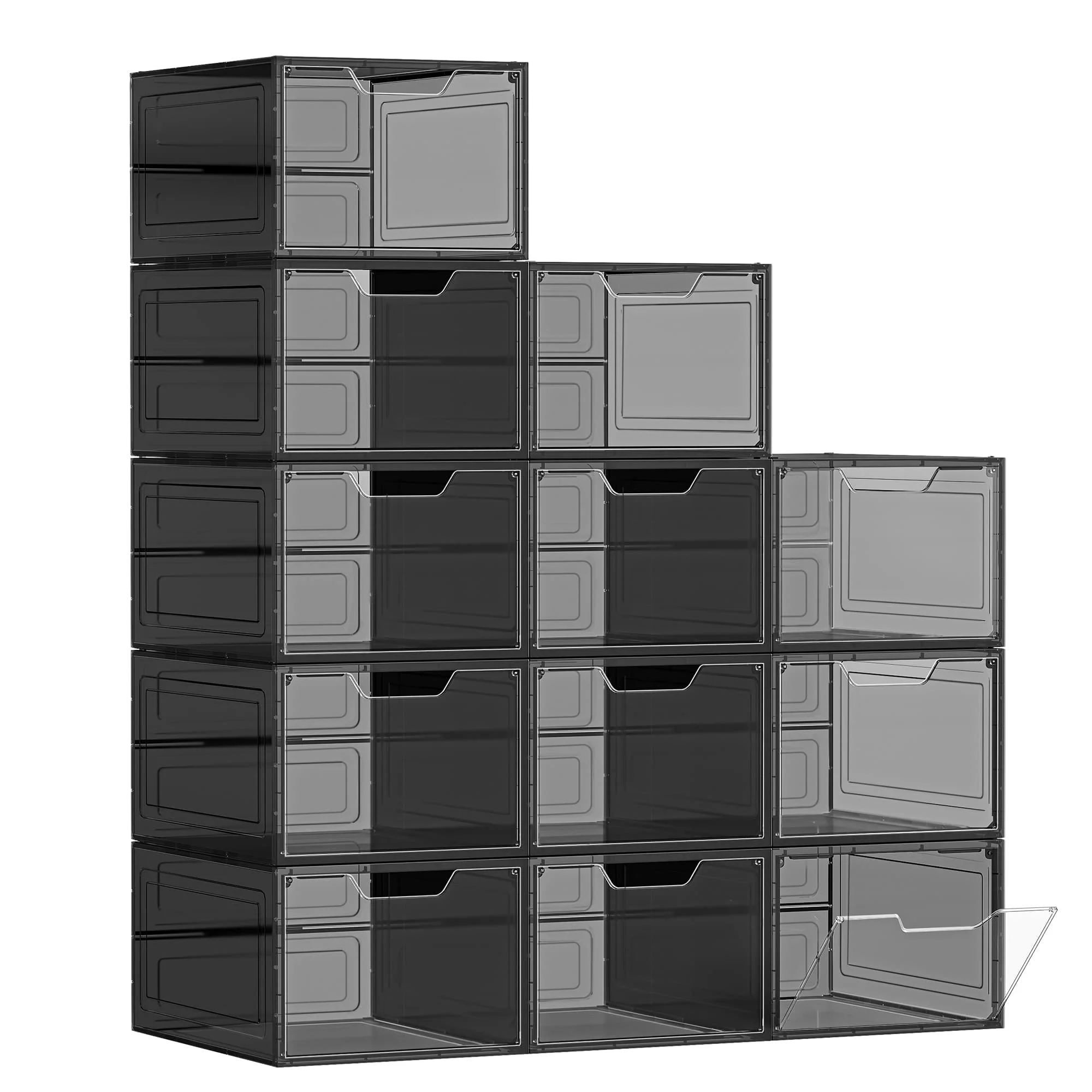 Durchsichtige Schuh-Organizer mit Tür - Image 4