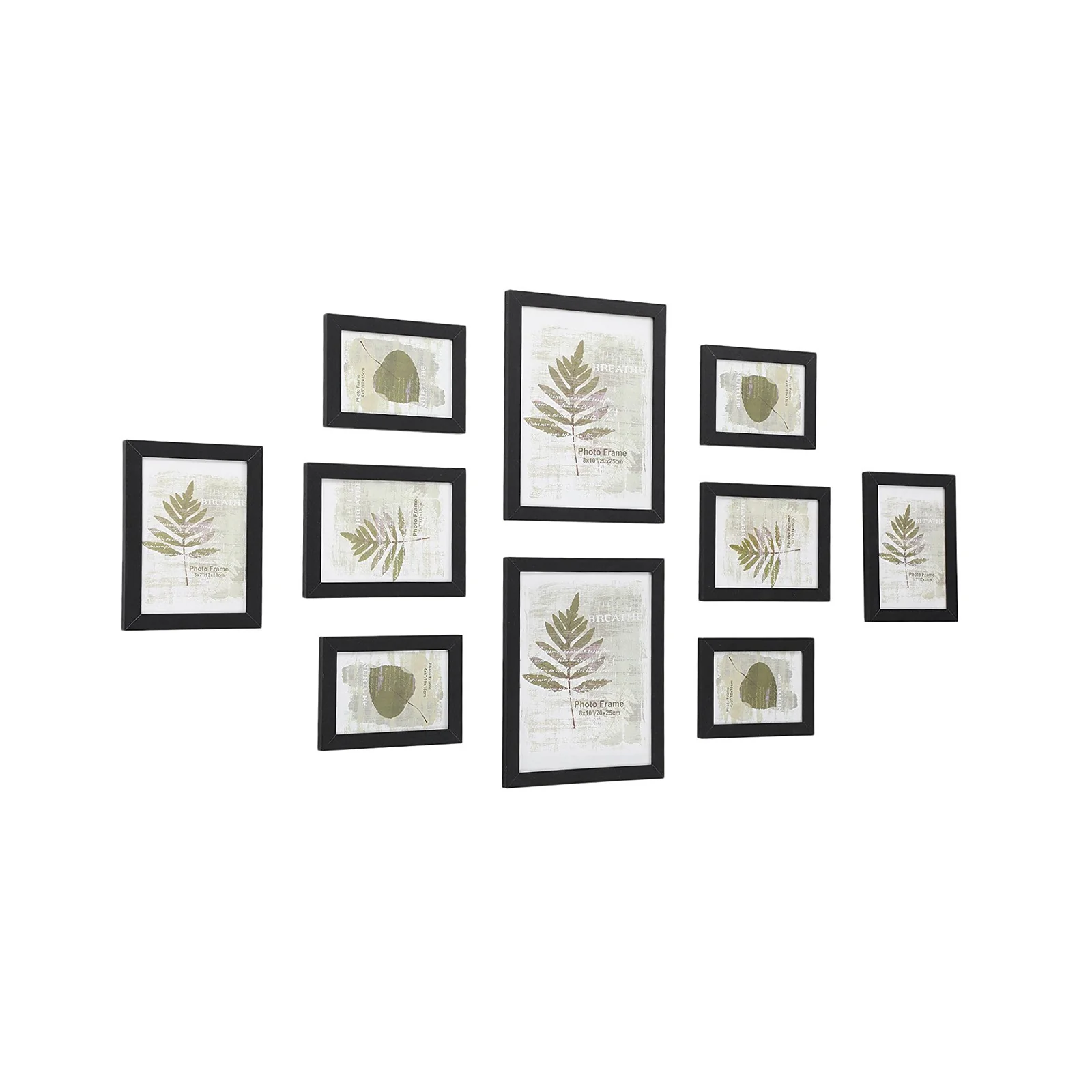 Fotorahmen-Set mit Glasscheibe, 10er-Set - Image 2