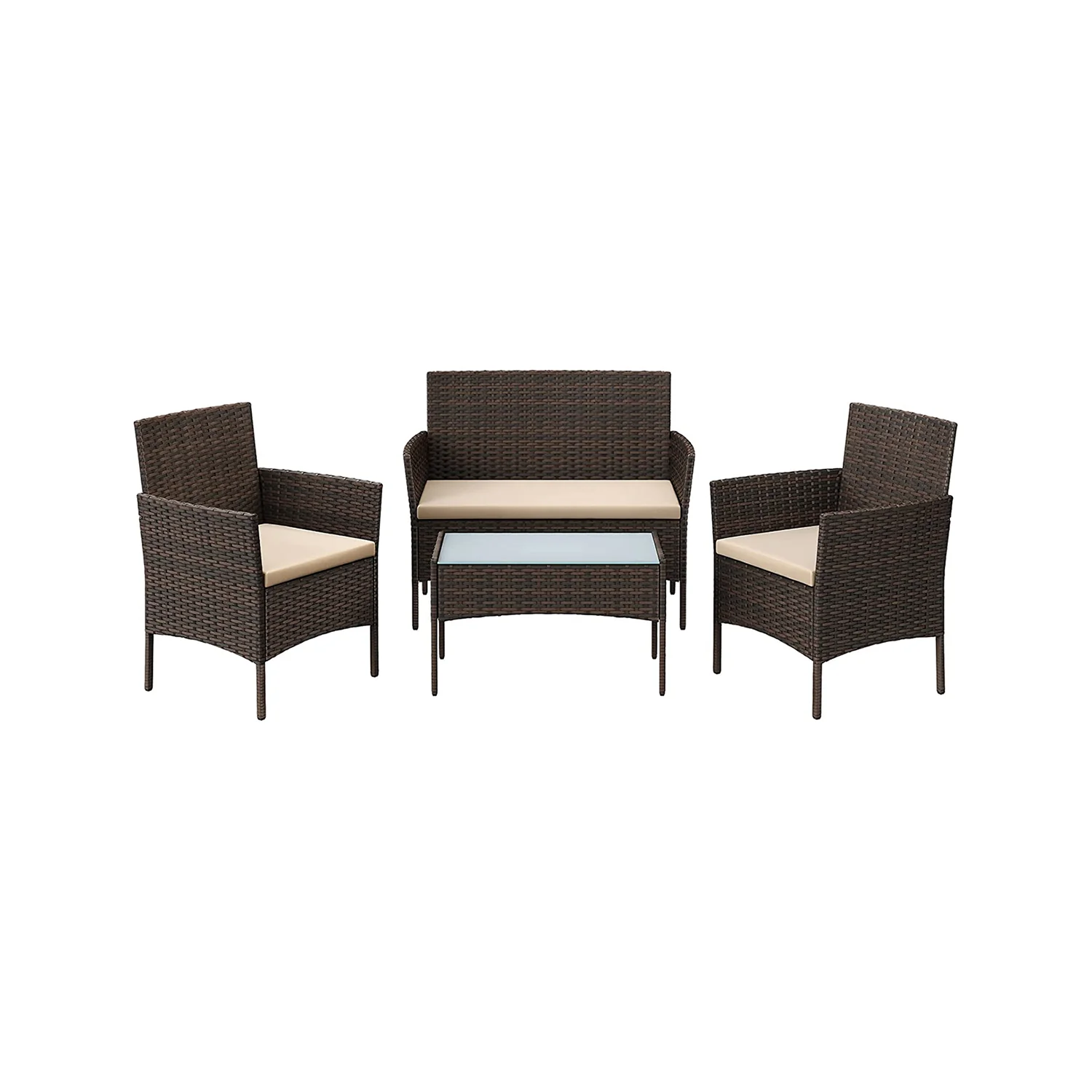 Gartenmöbel-Set aus PE-Polyrattan