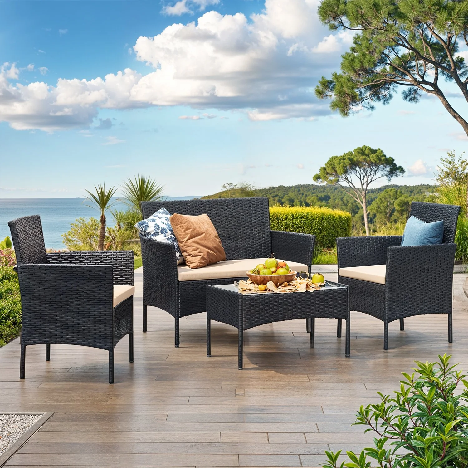 Gartenmöbel-Set aus PE-Polyrattan - Image 2