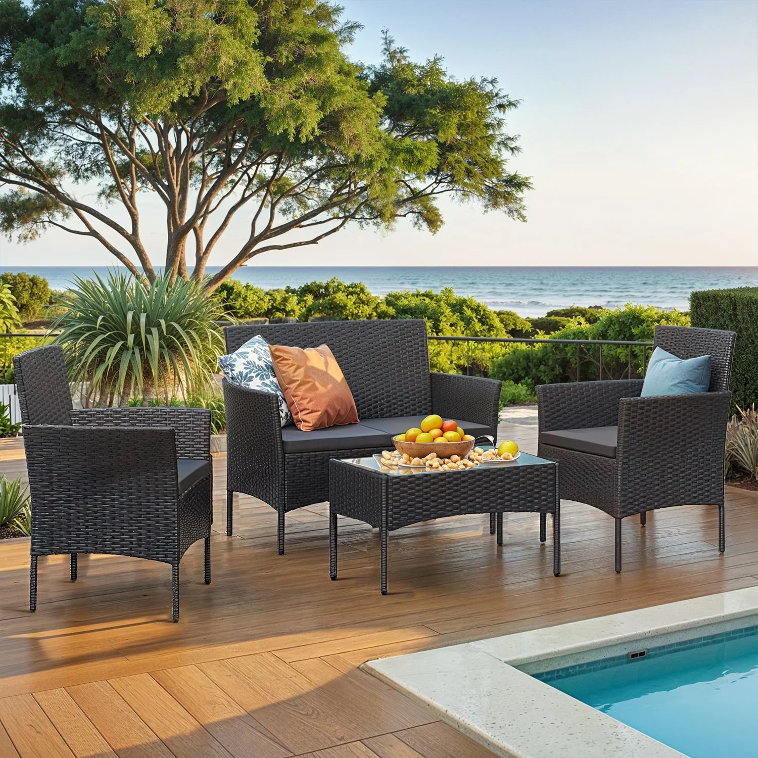 Gartenmöbel-Set aus PE-Polyrattan - Image 3