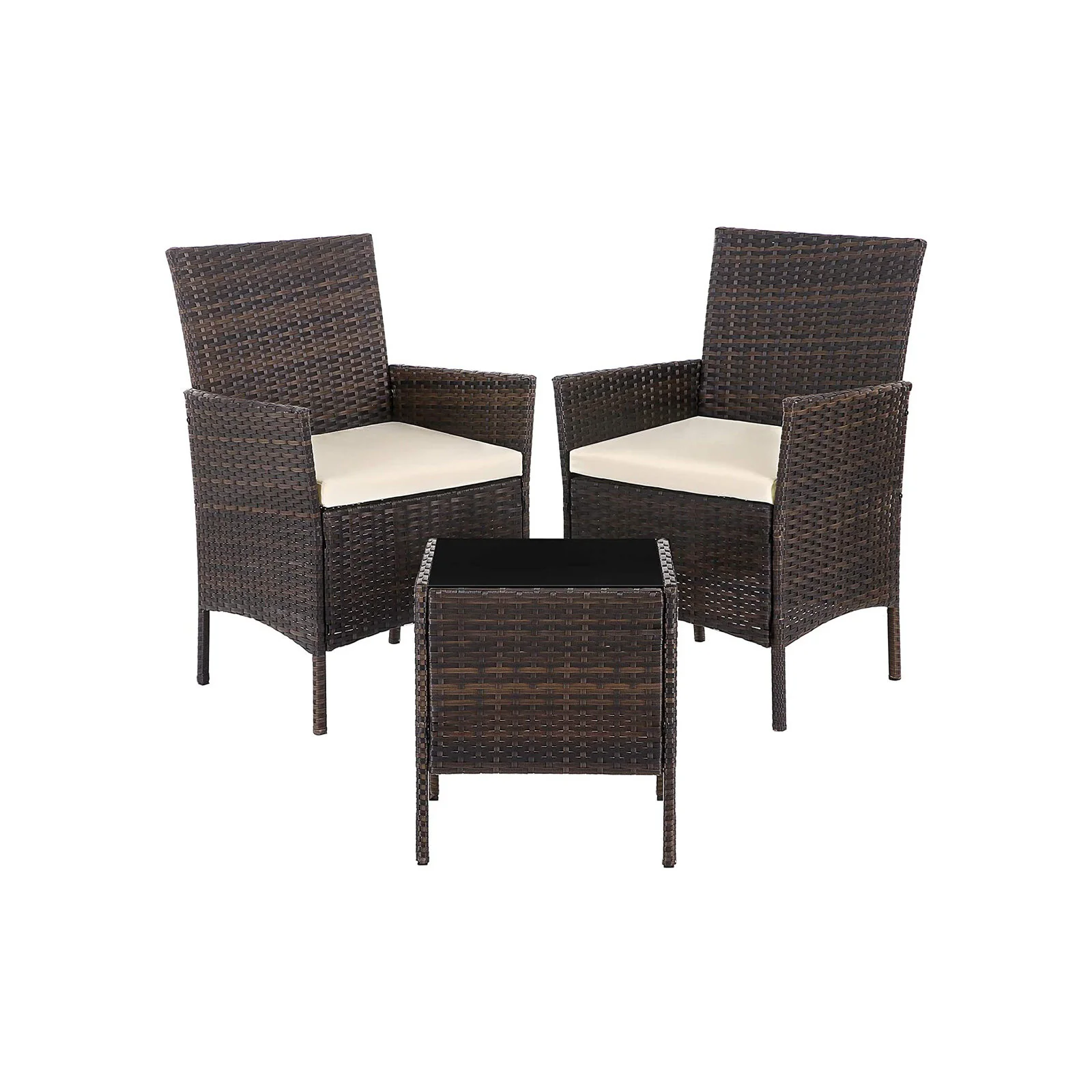 Gartenmöbel-Set aus Polyrattan