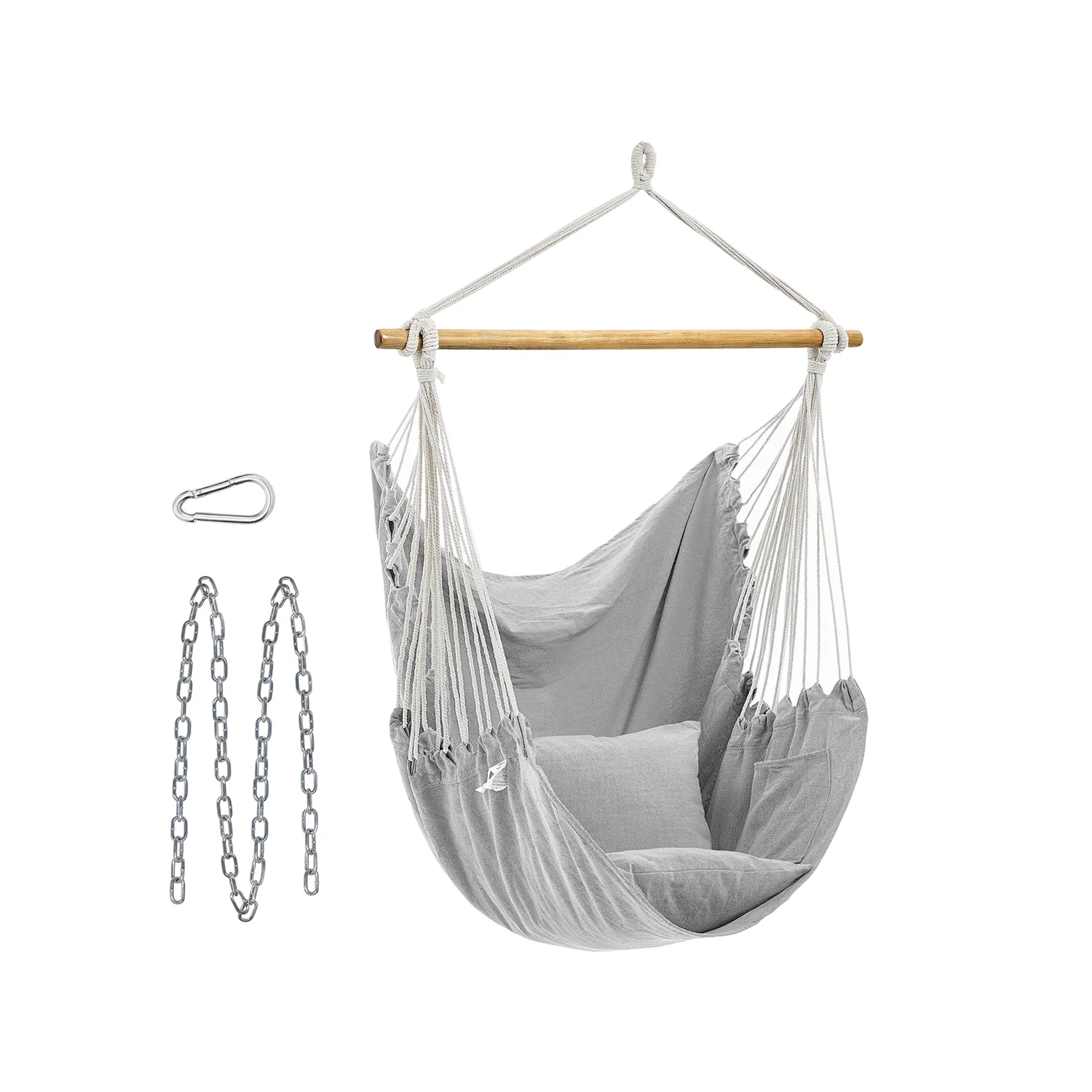 Hängesessel mit 2 Kissen und Metallkette - Image 2