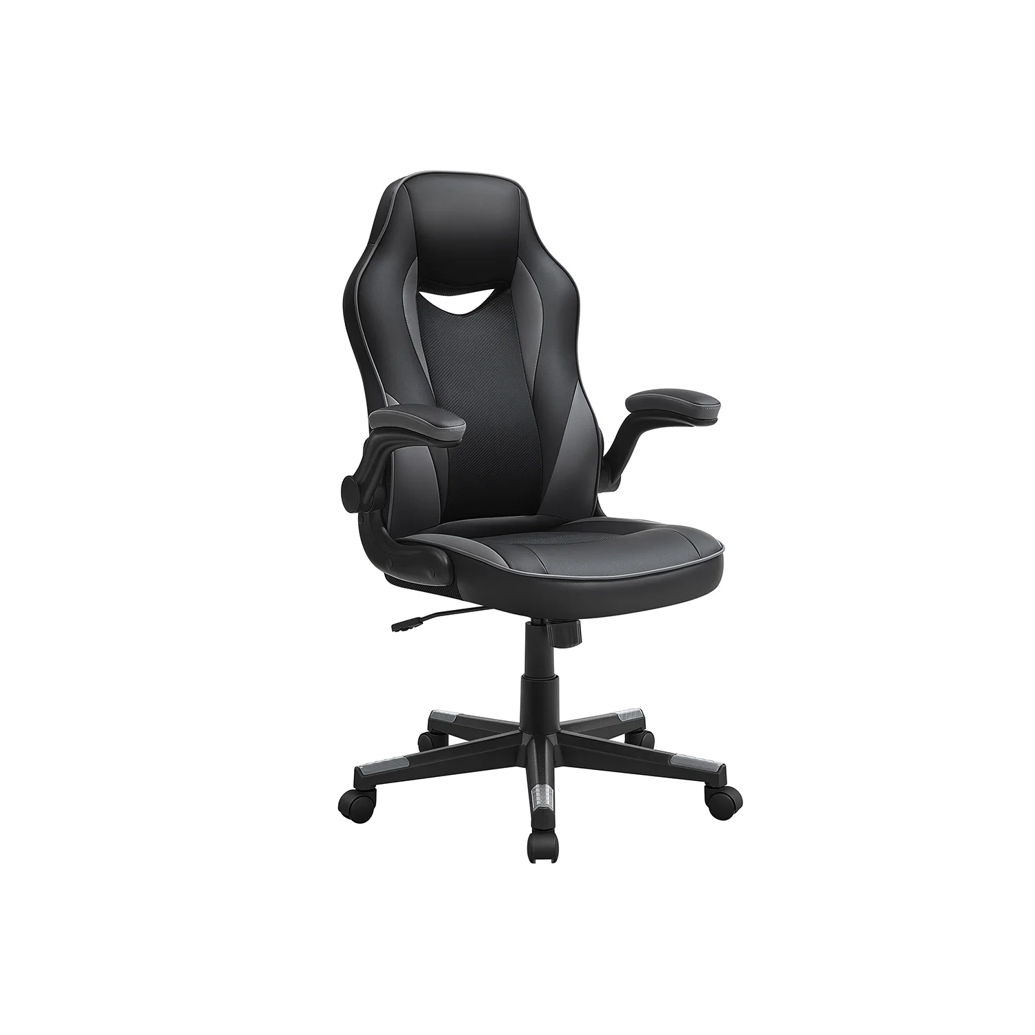 Höhenverstellbarer Computerstuhl mit PU-Kunstleder-Bezug - Image 2