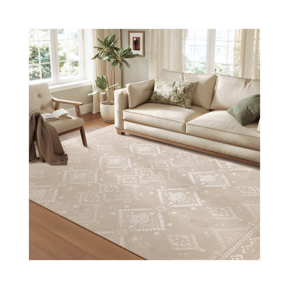 Stilvoller Boho-Teppich für gemütliche Wohnraumdekoration - Image 5