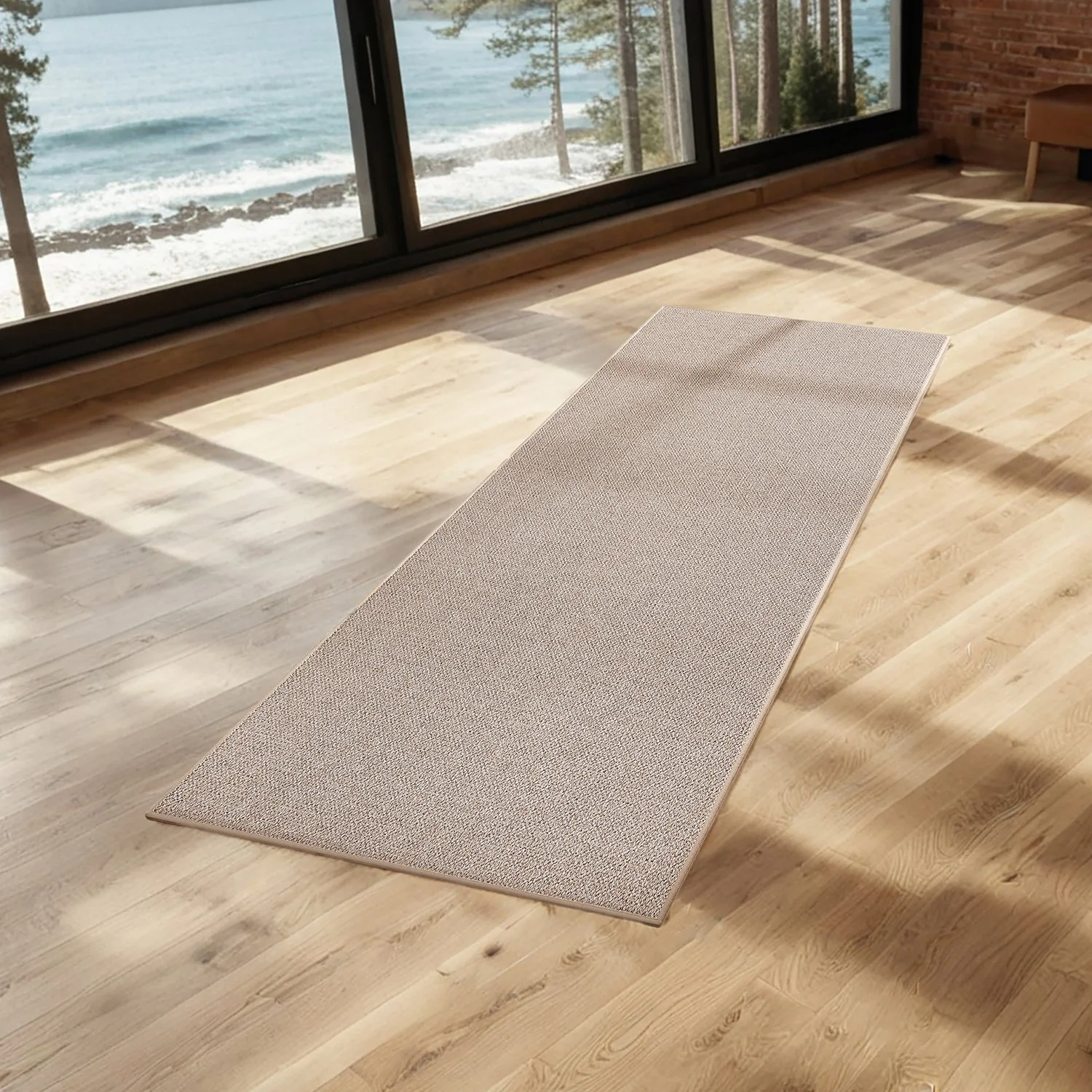 Teppich 80 x 200 cm in Jute-Optik