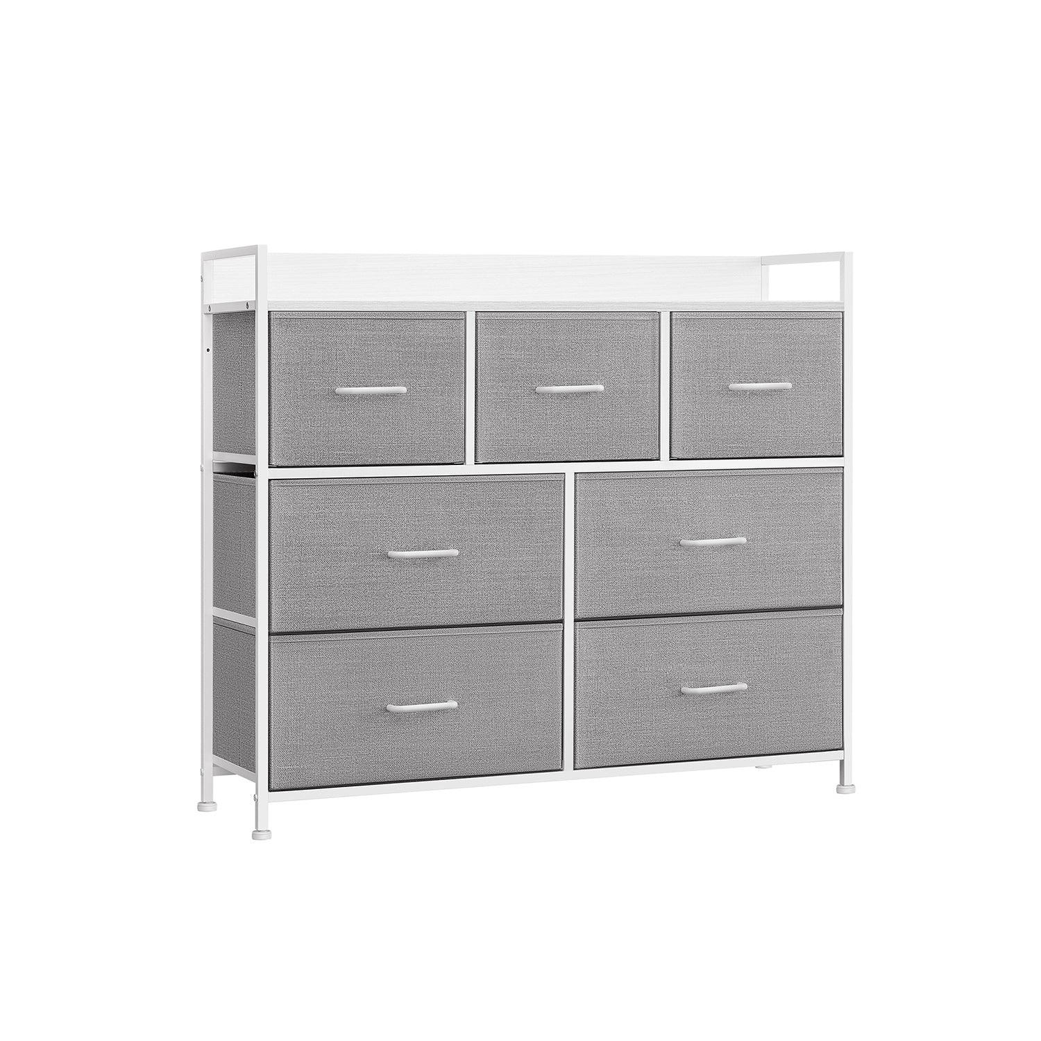 Kommode mit Metallgestell und 7 Stoffschubladen mit Griffen - Image 4