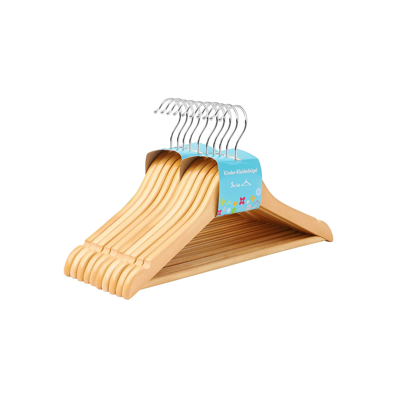 Kinderkleiderbügel aus Massivholz 35 cm - Image 3