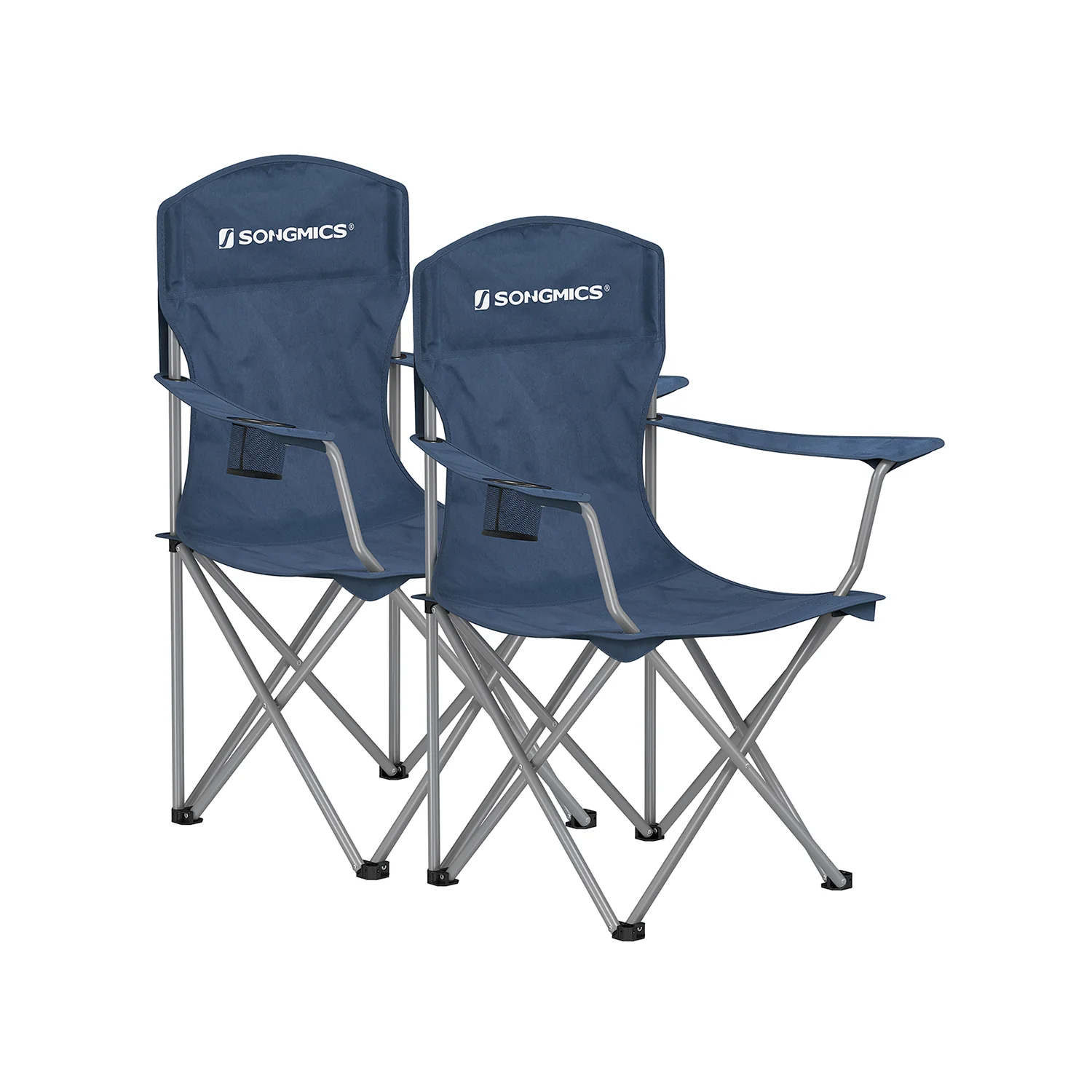 Klappstuhl 2er Set mit komfortabler Schwerlaststruktur - Image 2