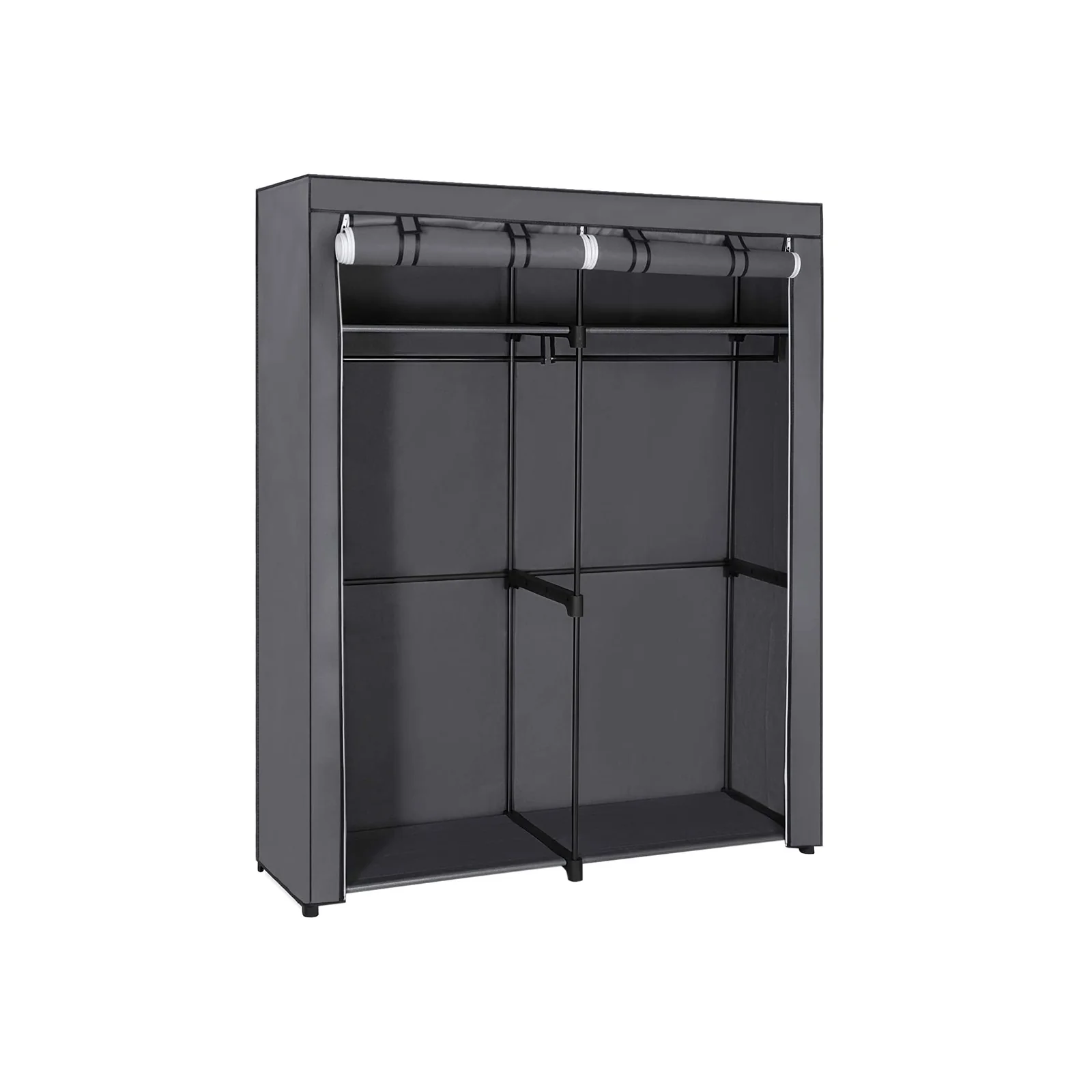 Kleiderschrank mit 2 Kleiderstangen faltbar