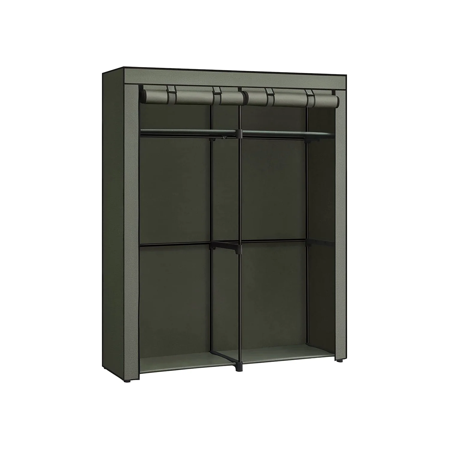 Kleiderschrank mit 2 Kleiderstangen faltbar - Image 2