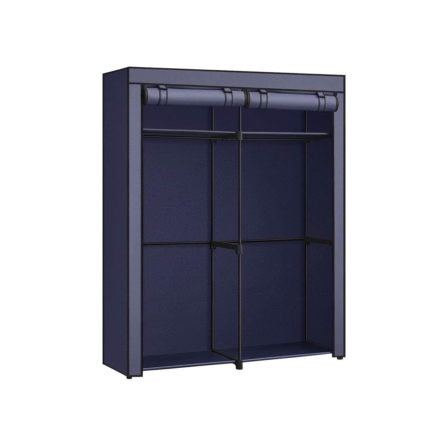 Kleiderschrank mit 2 Kleiderstangen faltbar - Image 4