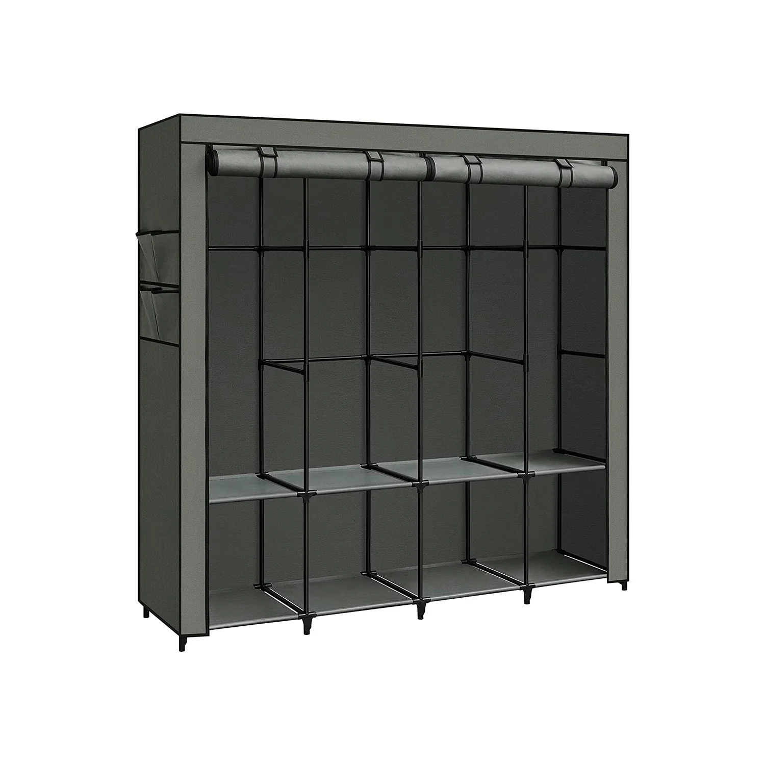 Stoffschrank mit 4 Hängefächern und 4 Seitentaschen - Image 3