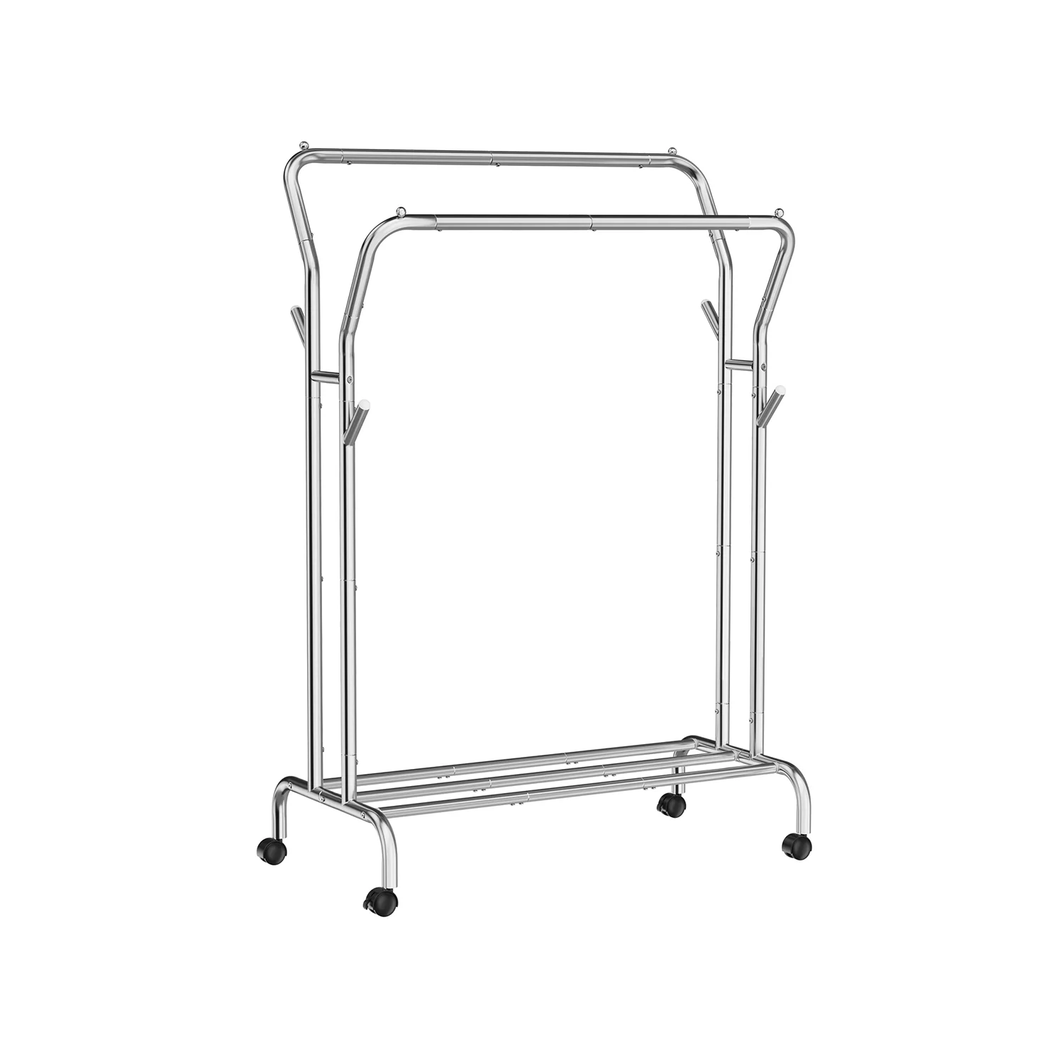 Kleiderständer auf Rollen mit 2 Kleiderstangen - Image 2